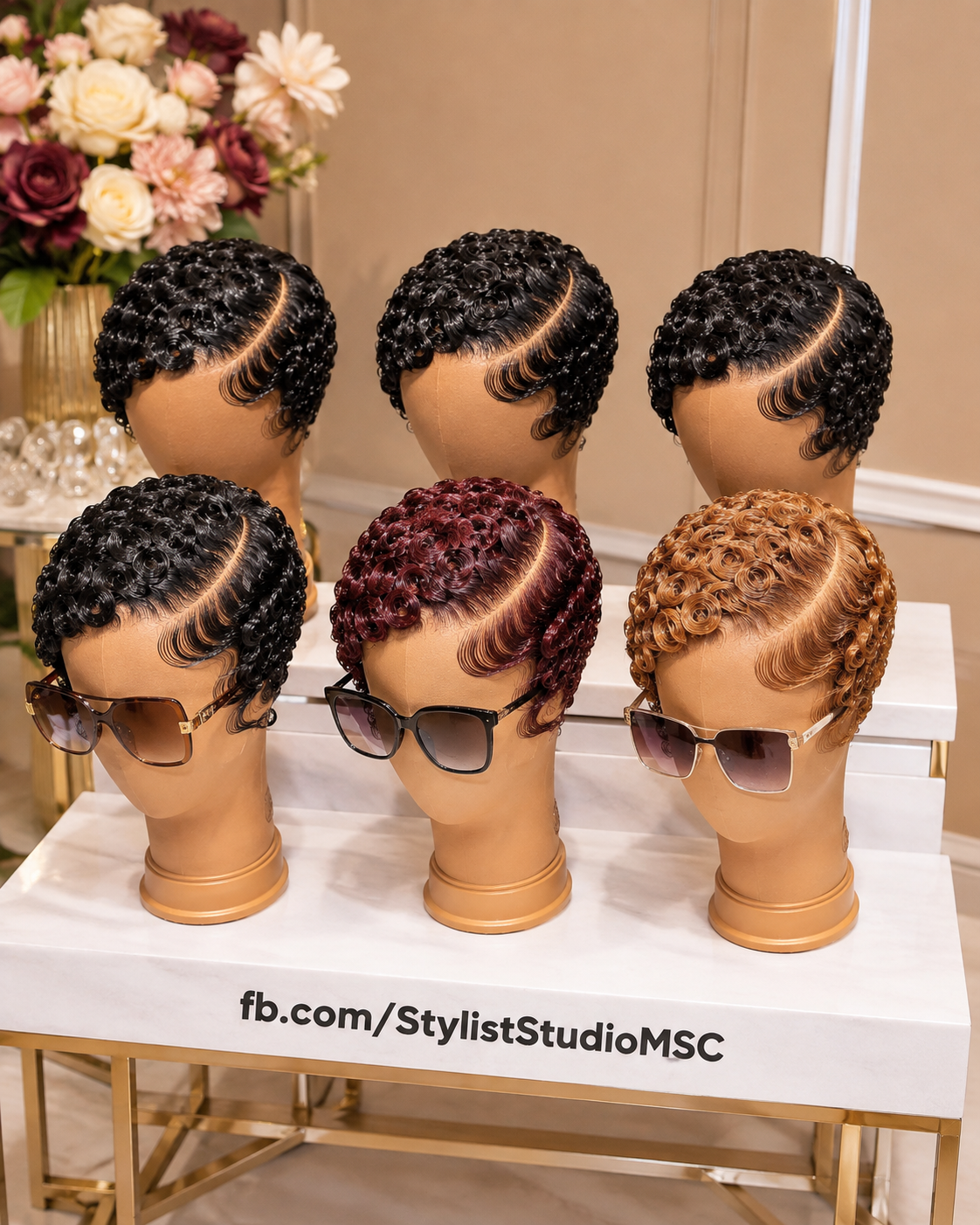 Never Buy A Molded Finger-Wave Pixie Collection Without Checking If The Parting Lines Are Identical Across Shades #StylistStudioMSCp Never Buy A Molded Finger-Wave Pixie Collection Without Checking If The Parting Lines Are Identical Across Shades #StylistStudioMSCp