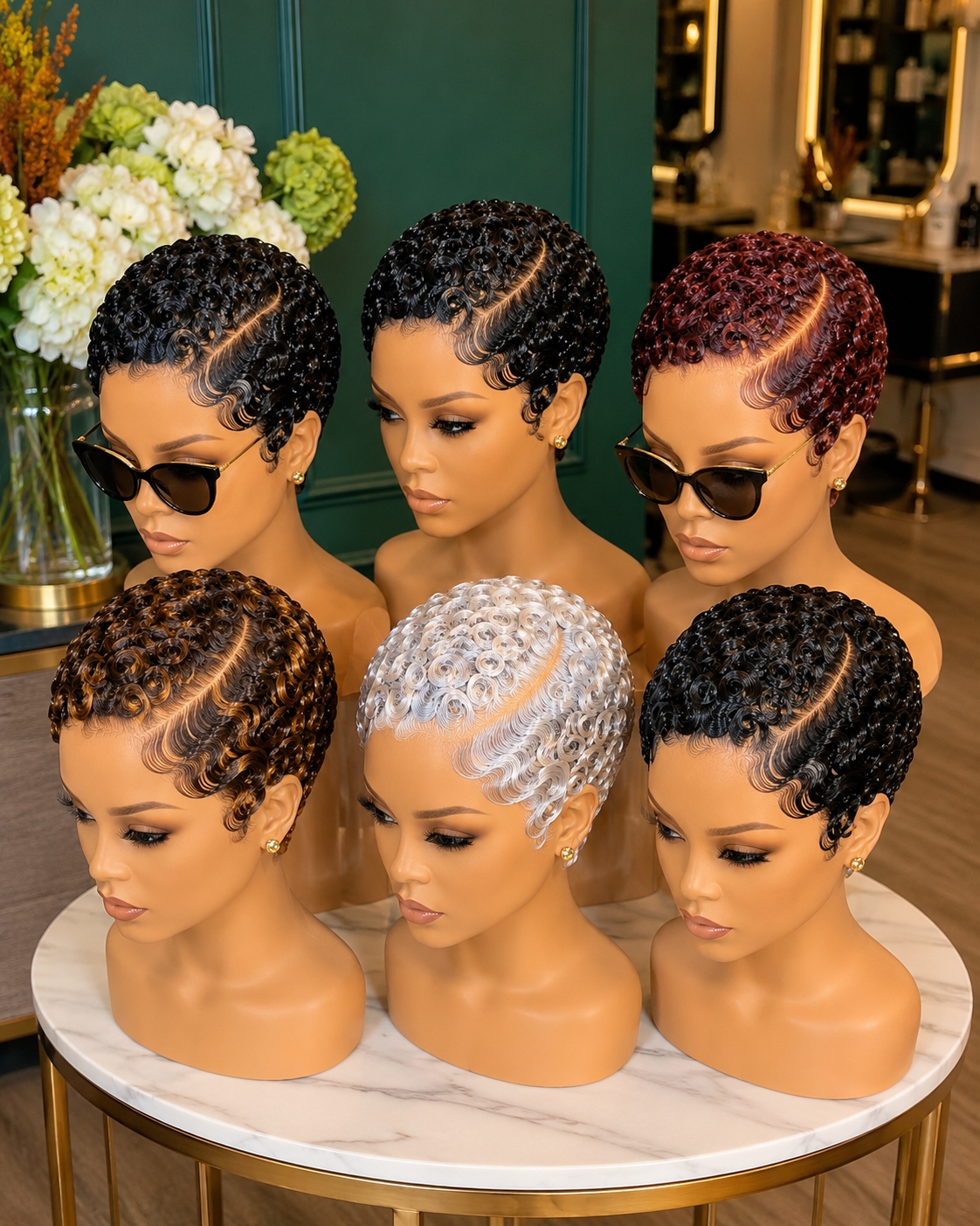 Half Of A Finger-Wave Pixie Wig Rinses Out The First Time You Wash It #StayGlamHairstyle Half Of A Finger-Wave Pixie Wig Rinses Out The First Time You Wash It #StayGlamHairstyle