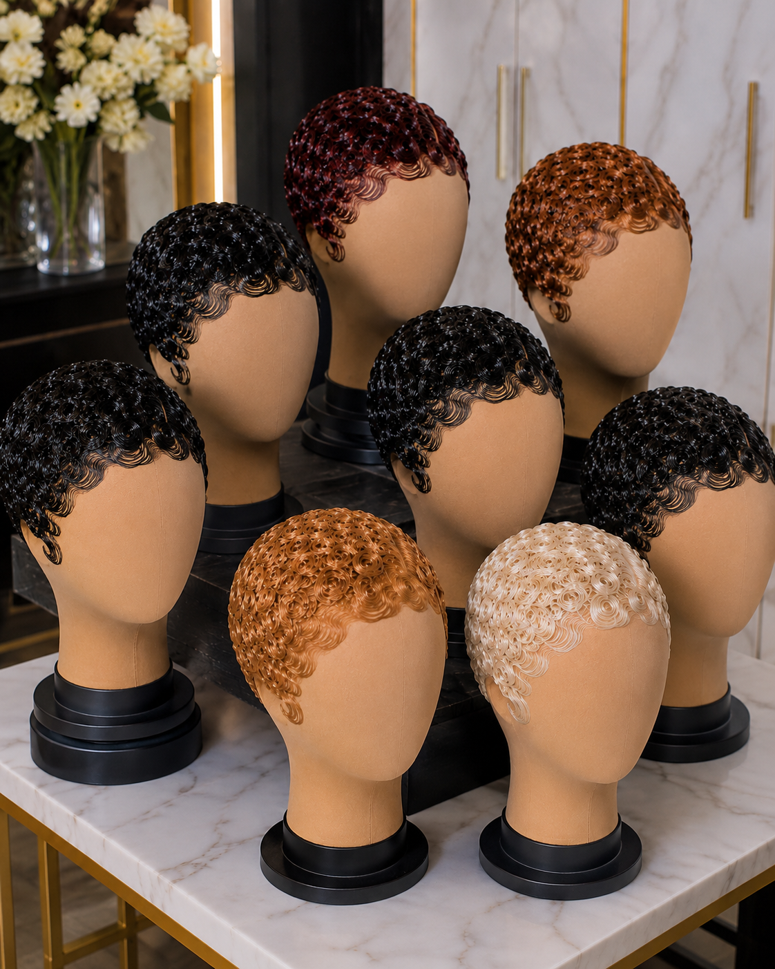 Never Buy A Molded Finger-Wave Collection Without Inspecting How Light Penetrates Blonde Versus Dark Swirls #AfricanTrendyFashionSCp Never Buy A Molded Finger-Wave Collection Without Inspecting How Light Penetrates Blonde Versus Dark Swirls #AfricanTrendyFashionSCp