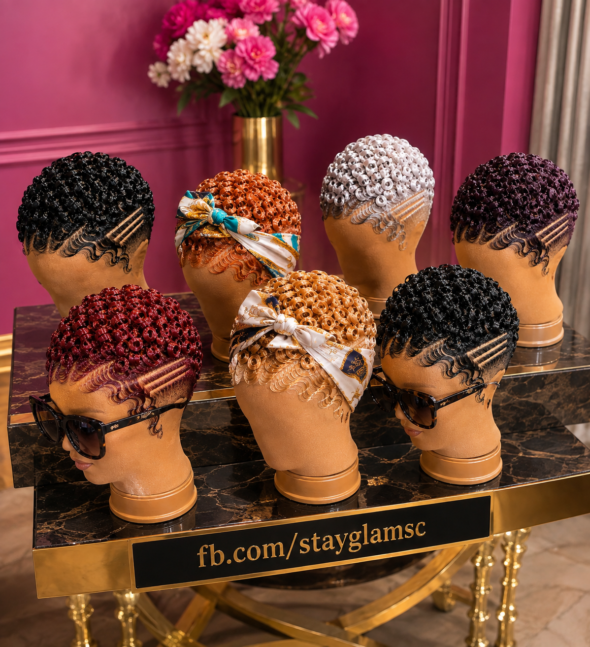 A Fabric Scarf Tied Around A Pixie Wig Changes The Whole Silhouette — Not Just The Edges #stayglamscp A Fabric Scarf Tied Around A Pixie Wig Changes The Whole Silhouette — Not Just The Edges #stayglamscp