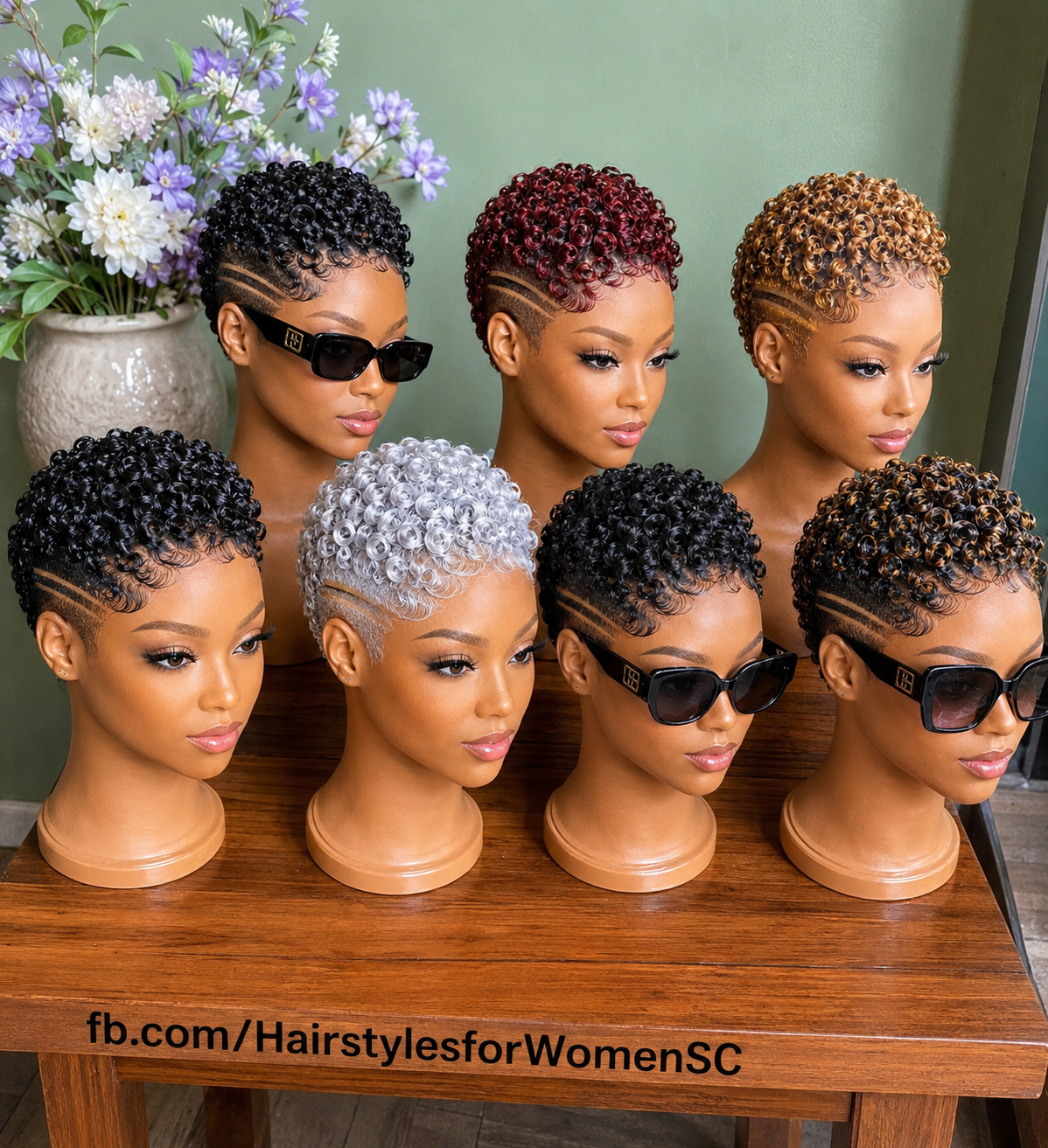 Two Parallel Razor Lines Define The Temple Boundary Across Seven Color Formulations #HairstylesforWomenSC Two Parallel Razor Lines Define The Temple Boundary Across Seven Color Formulations #HairstylesforWomenSC