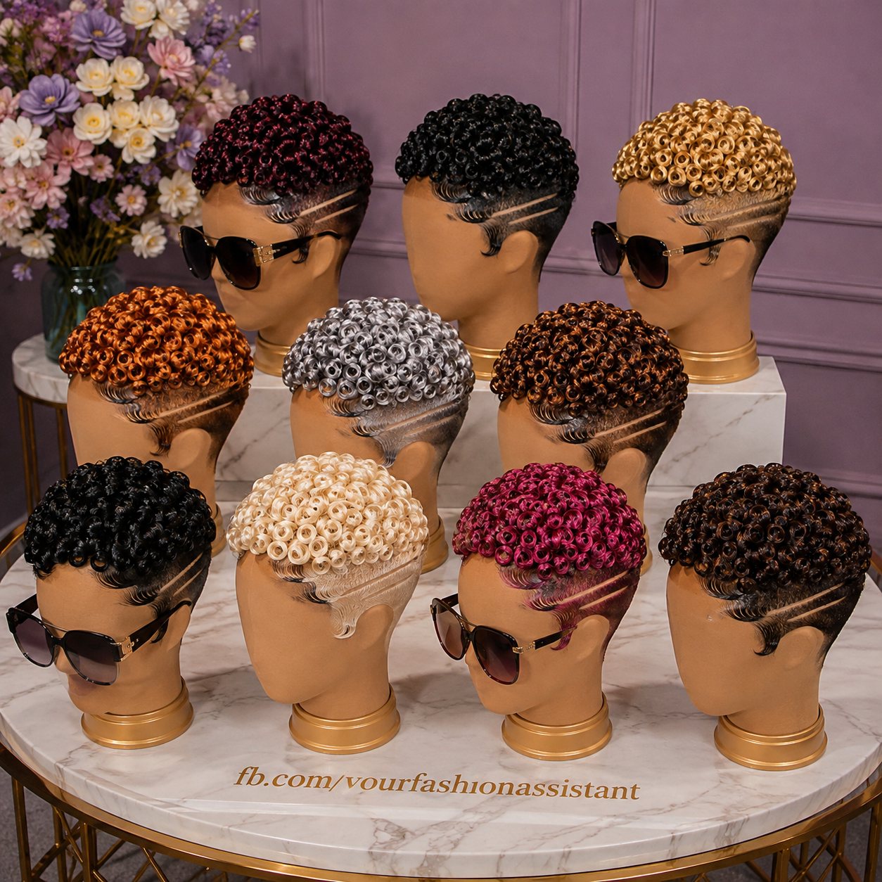 Ten Dual-Track Carved Colorways Anchor Concentric Pin Curls Across A Graduated Pixie Collection #yf Ten Dual-Track Carved Colorways Anchor Concentric Pin Curls Across A Graduated Pixie Collection #yf