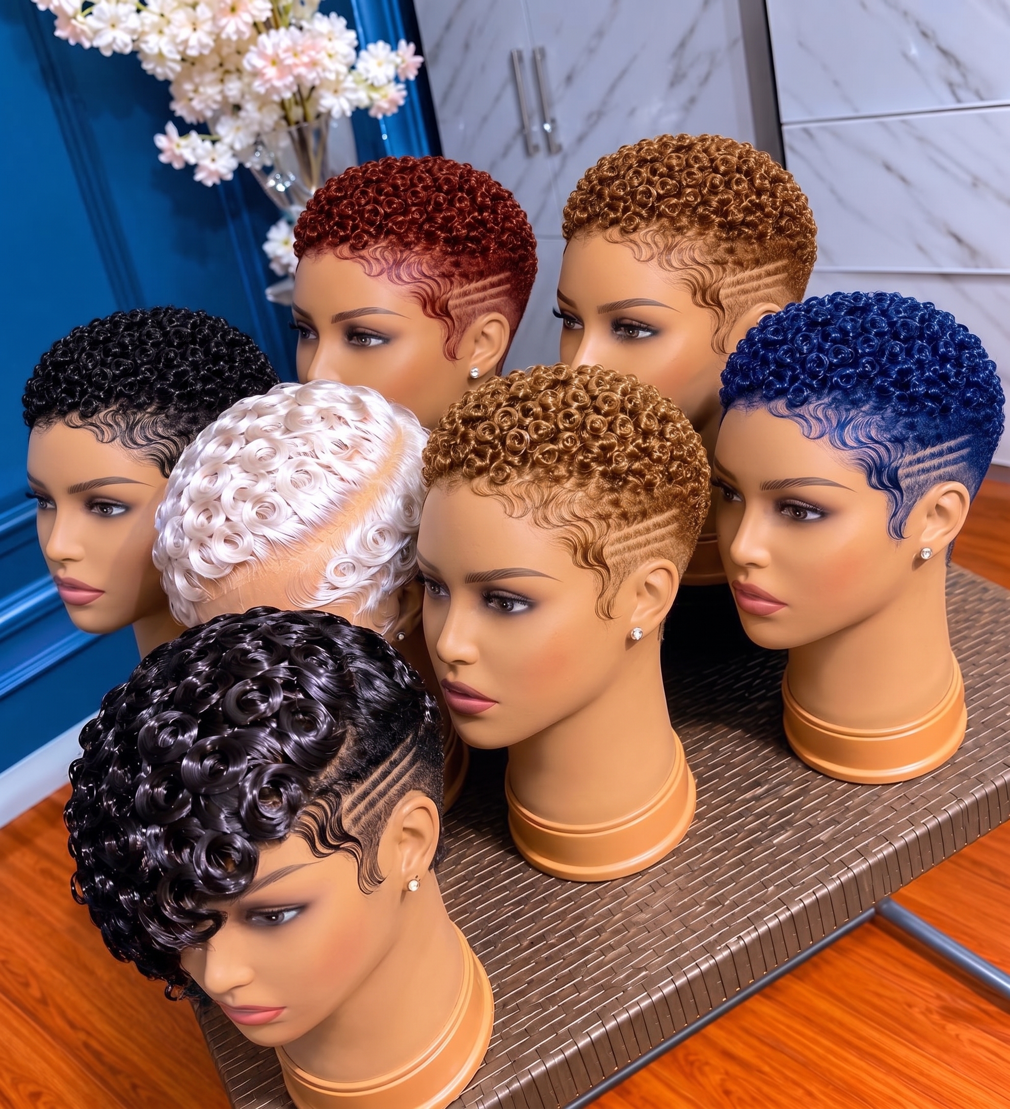 Multi-Track Razor Geometry Anchors Eight Pixie Colorways From Pure Platinum To Cobalt Blue #thebestwomenshaircuts Multi-Track Razor Geometry Anchors Eight Pixie Colorways From Pure Platinum To Cobalt Blue #thebestwomenshaircuts