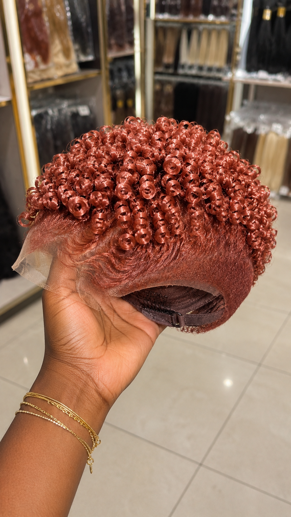 Never Order A Rose-Copper Pixie Wig Without Checking The Lace Mesh Tint Against Your Scalp #stayglamsch Never Order A Rose-Copper Pixie Wig Without Checking The Lace Mesh Tint Against Your Scalp #stayglamsch