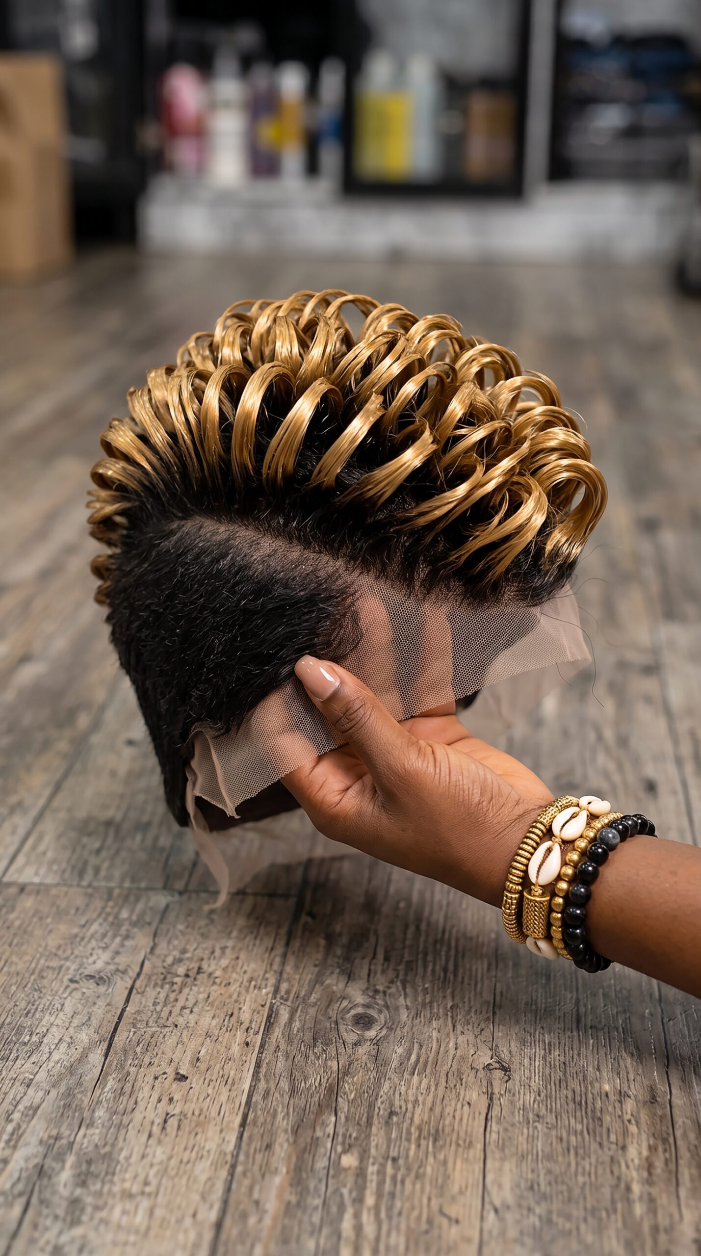 Why A Golden Honey Barrel Roll Crest Pixie Wig Depends On Internal Root Spring Rather Than Hair Spray #yourfashionassistant