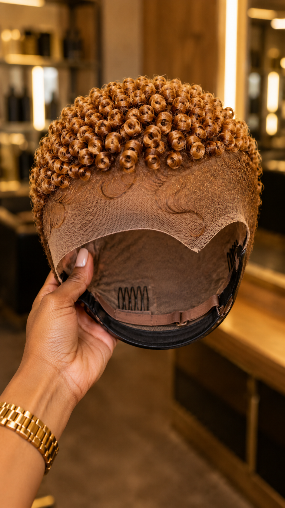 What Does A Light Honey Curly Pixie Reveal About Lace Quality That A Dark One Hides? #stayh