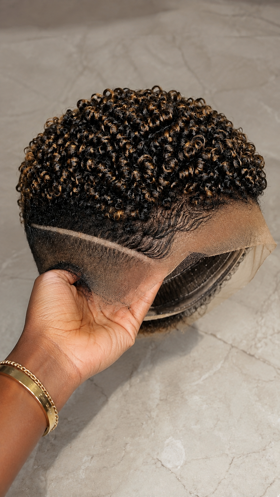 How To Choose Black And Caramel Highlights For A Short Curly Pixie Wig #africanprintdesignersh