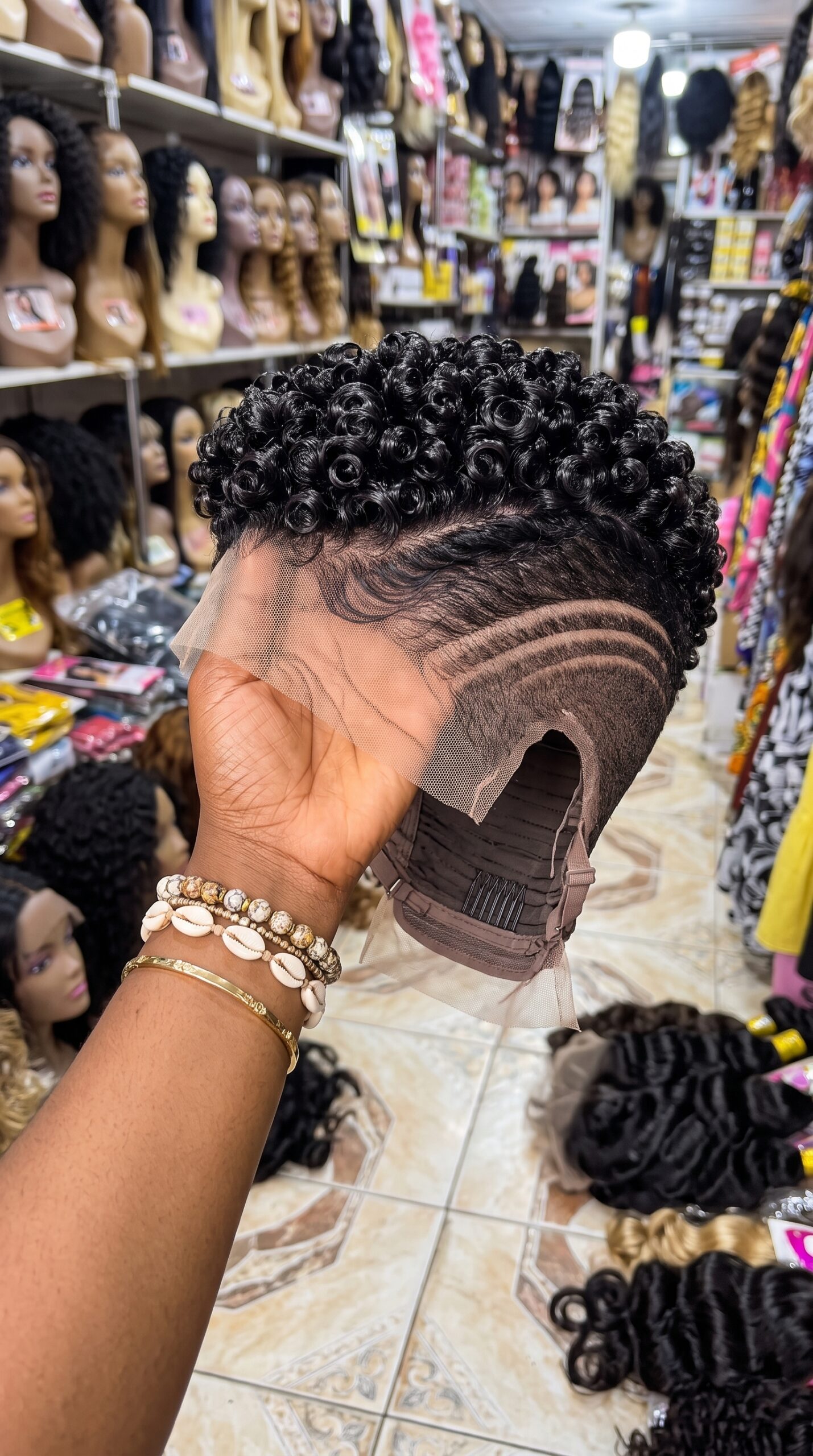 Triple Curved Razor Channels Define The Architectural Fade On A Carved Pixie Wig #AfricanTrendyFashionSCh