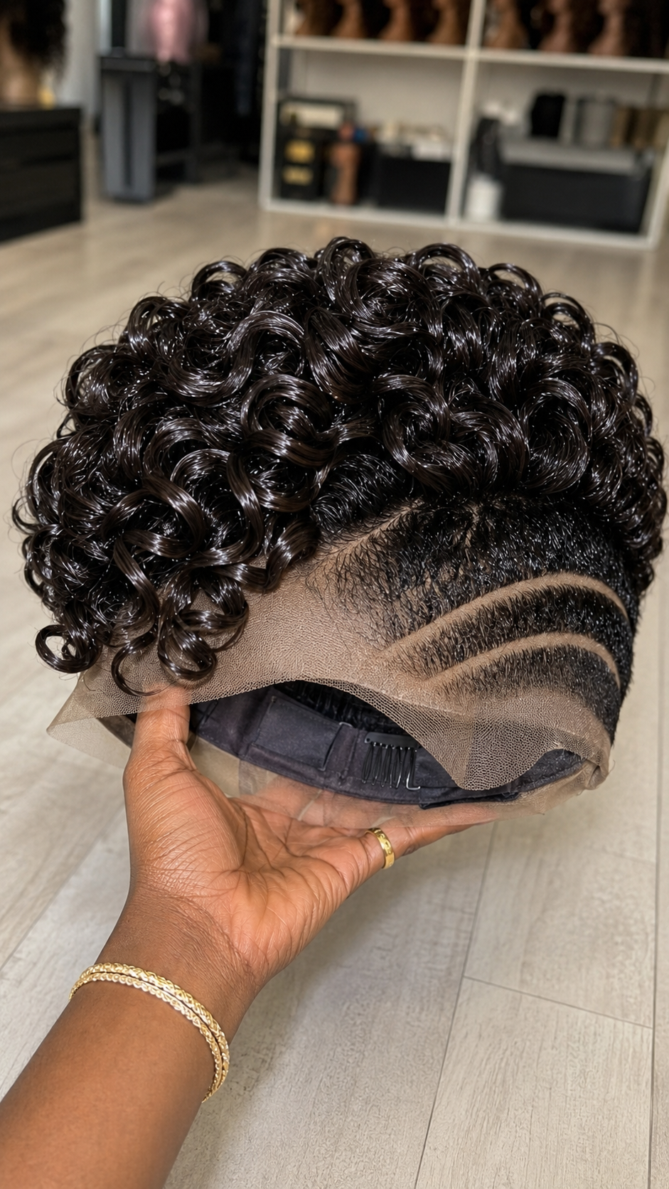 Triple Sweeping Wave Razor Channels Anchor A Precision Temple Fade On A Voluminous Ringlet Pixie Wig #AfricanTrendyFashionSC Triple Sweeping Wave Razor Channels Anchor A Precision Temple Fade On A Voluminous Ringlet Pixie Wig #AfricanTrendyFashionSC