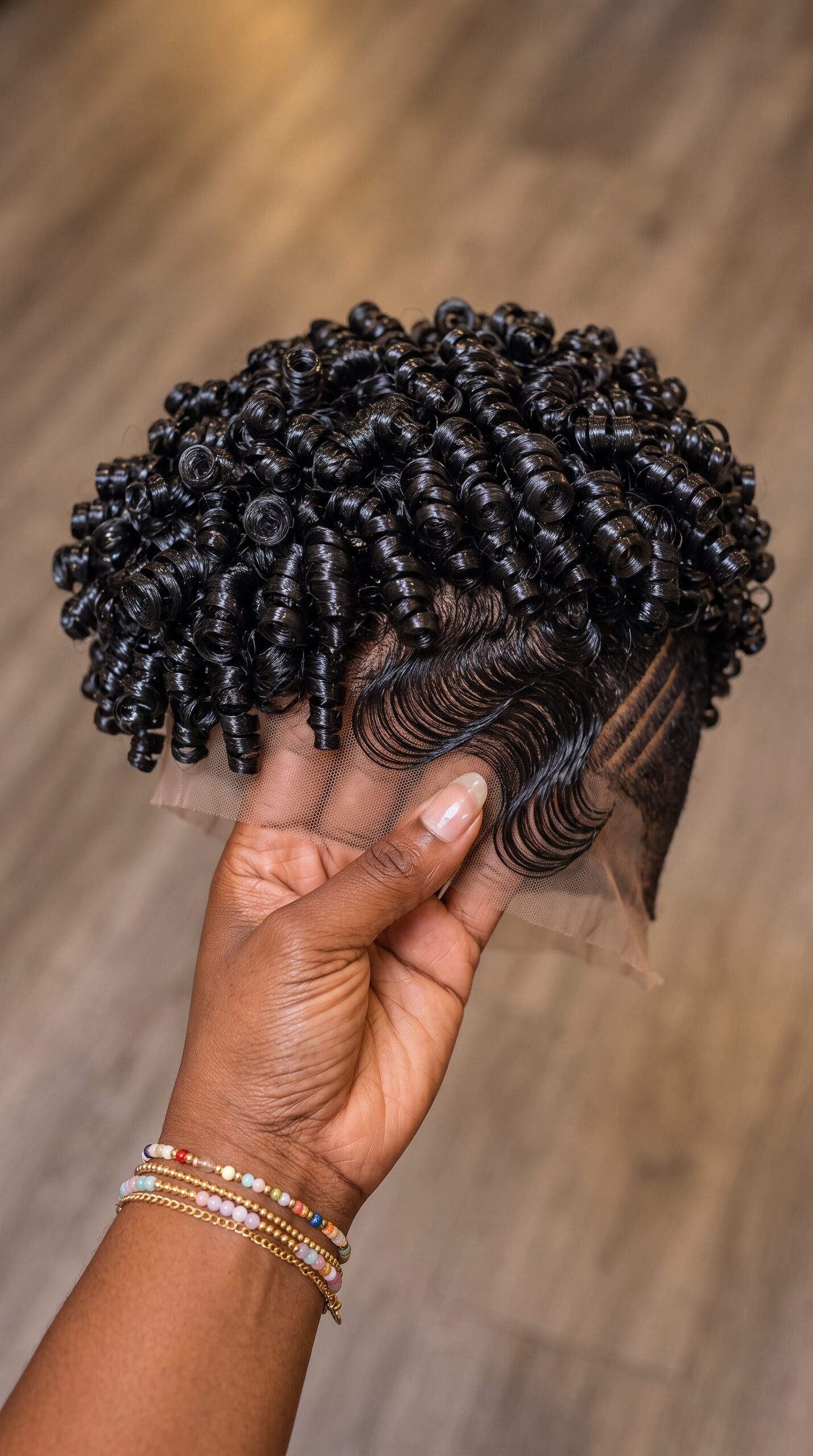 A Dramatic Finger-Wave Temple Transition Channels Tension Across A Wet-Look Roller-Coil Pixie Wig #yourfashionassistant A Dramatic Finger-Wave Temple Transition Channels Tension Across A Wet-Look Roller-Coil Pixie Wig #yourfashionassistant