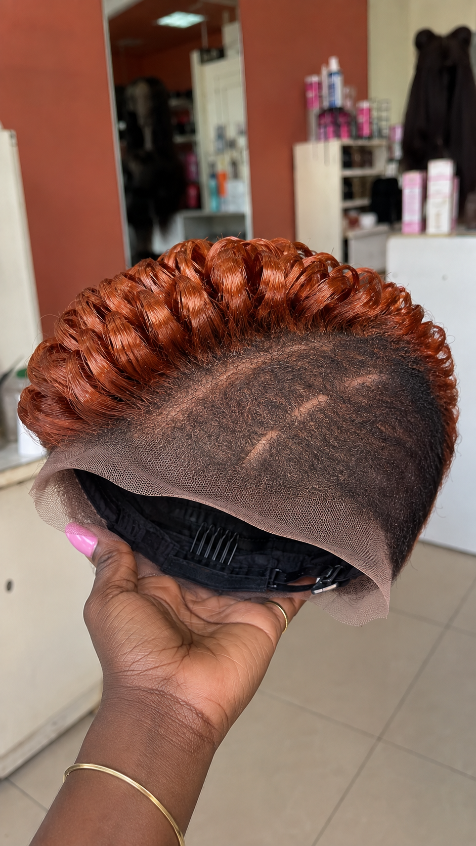 You Are Not Buying Just A Copper Pixie Wig, You Are Buying The Tension Balance Across Its Shadow Fade #haircutsforwomensh