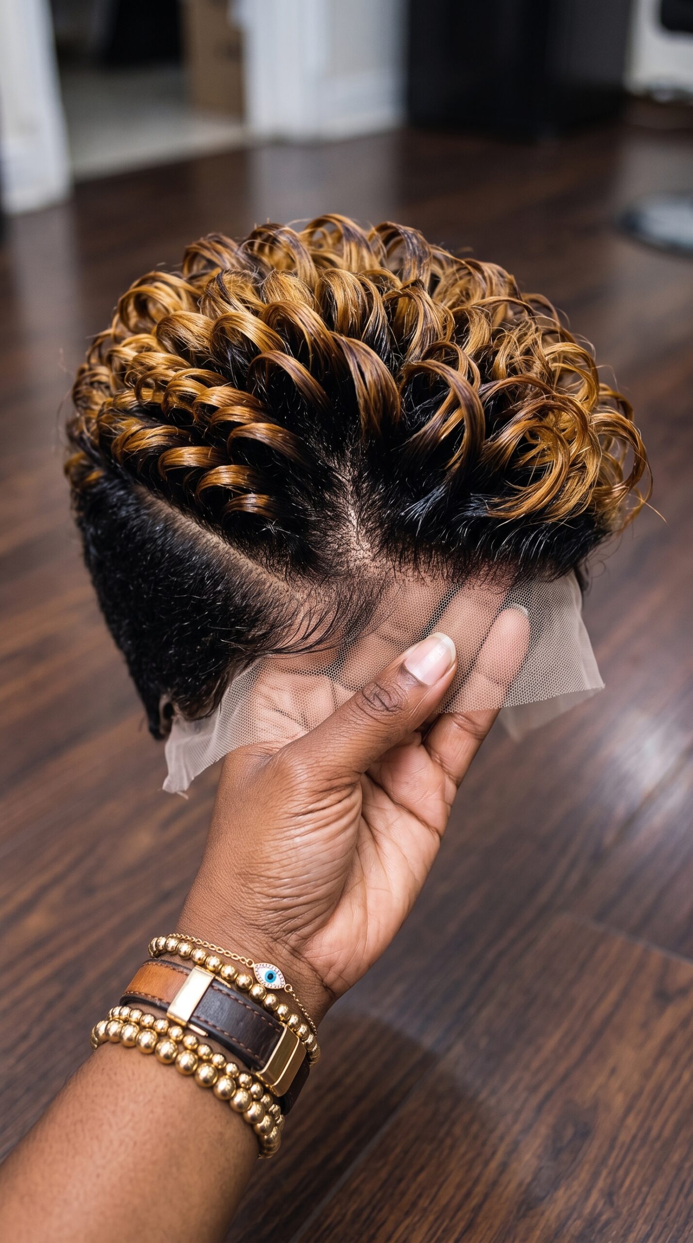 Before You Choose A High-Maintenance Colour, See How Little A Bronde Pixie Wig Asks #yourfashionassistant