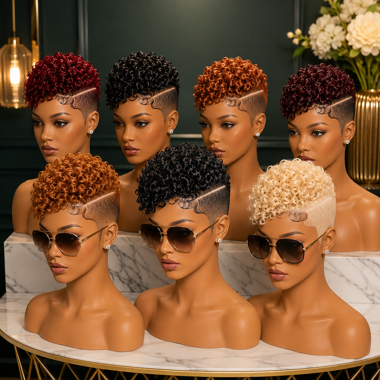 The Fade On This Coil Pixie Wig — Not The Lid — Is The Second Colour You Are Buying  #bwi