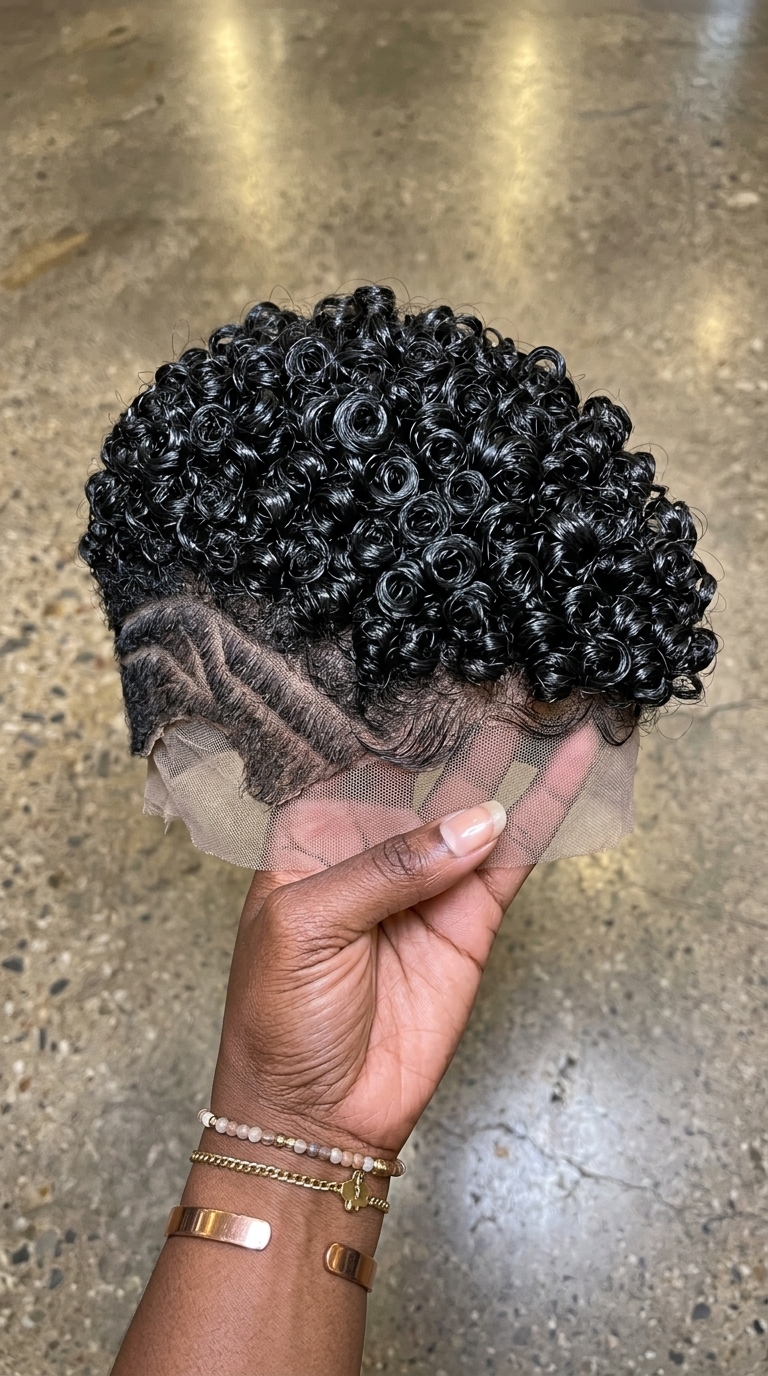 Half Of This Tight Coil Pixie Wig’s Volume Is Shrinkage, Not Extra Hair #apd Half Of This Tight Coil Pixie Wig’s Volume Is Shrinkage, Not Extra Hair #apd