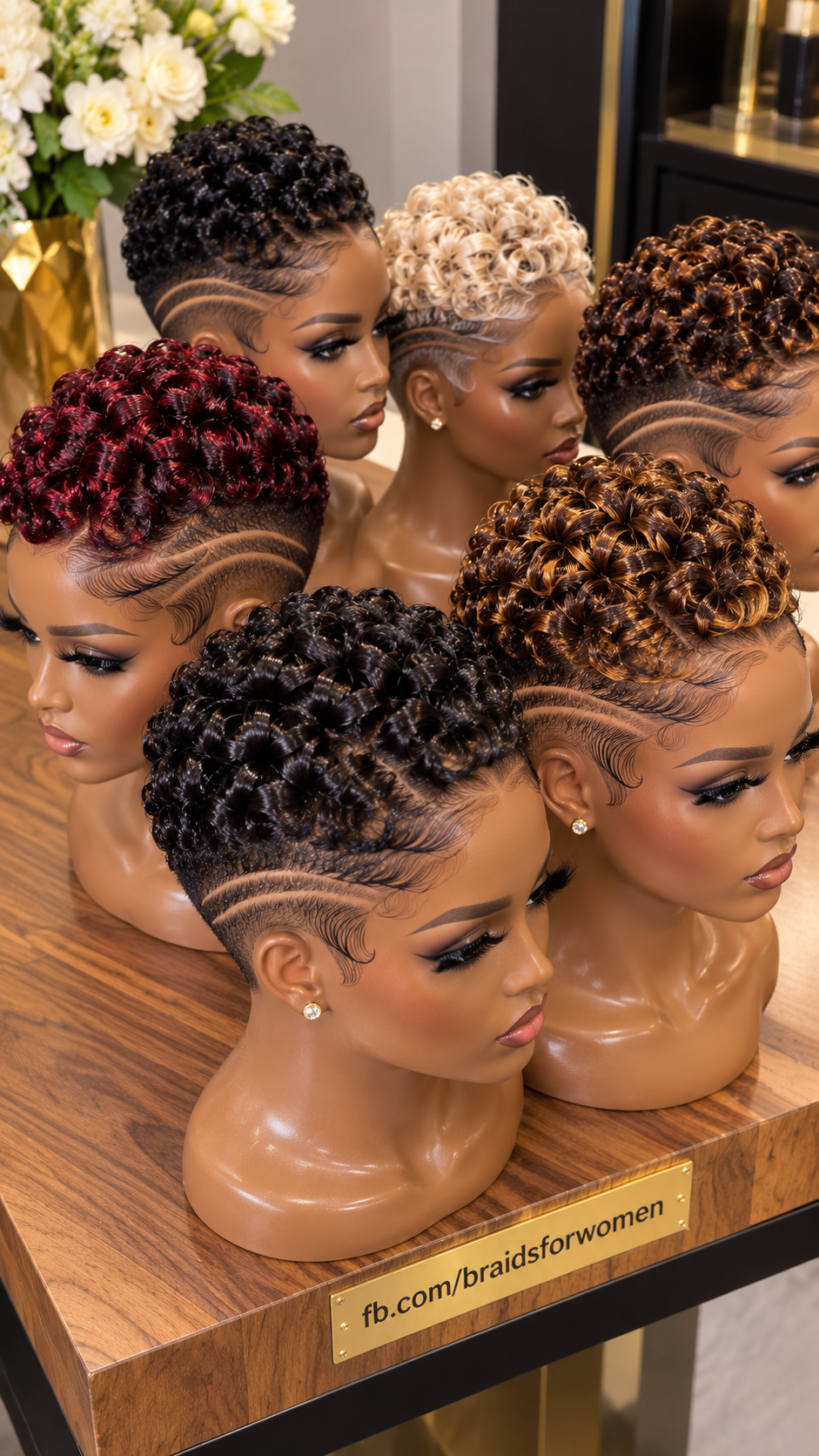 Curly Crown Wig Collection With Precision Side Lines and Rich Color Choices #br