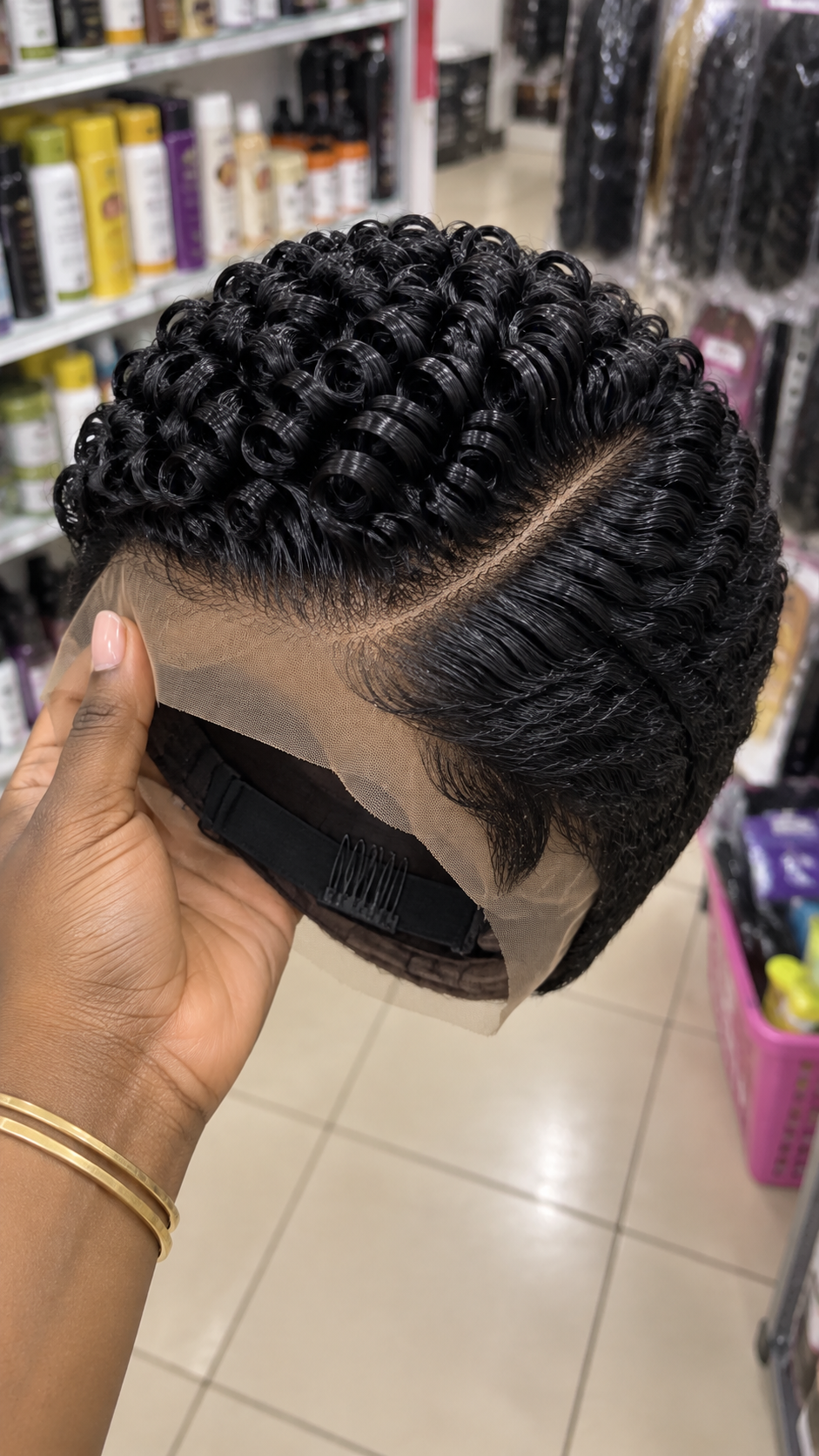 Why This Deep Espresso Pixie Wig Stands Out With a Sweeping Part and Layered Finger Waves #natu