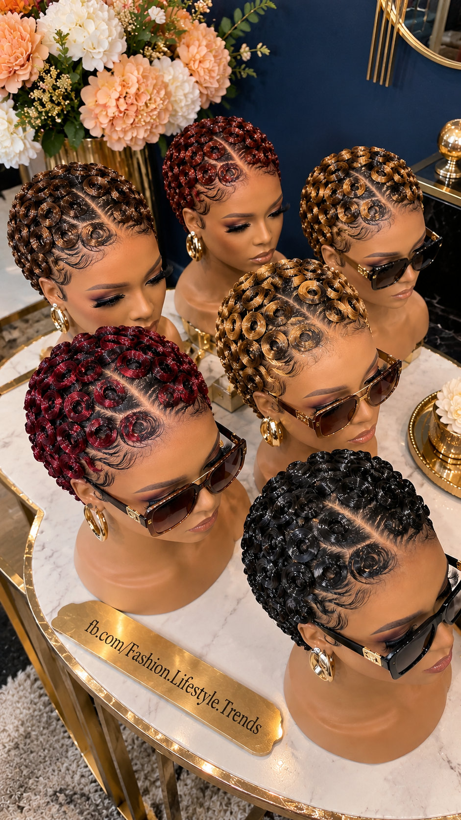 Glossy Pin Curl Pixie Wigs With Sculpted Center Part And Rich Salon Colors #flt