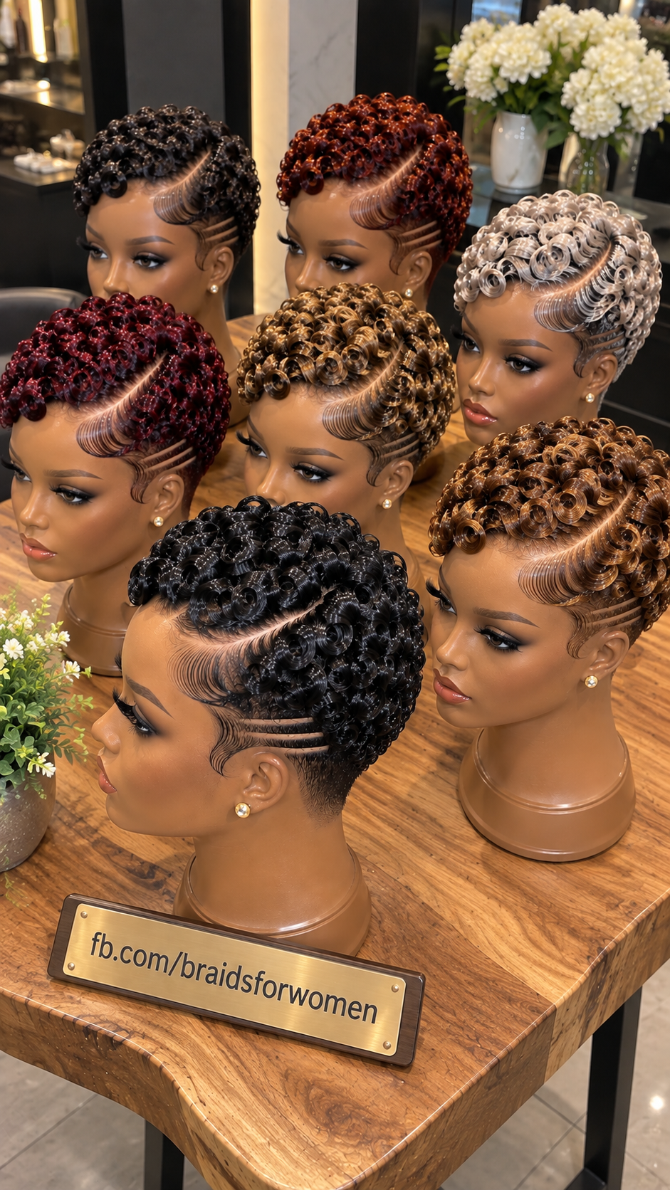 Precision Side-Line Curl Wigs in Six Statement Colors #br