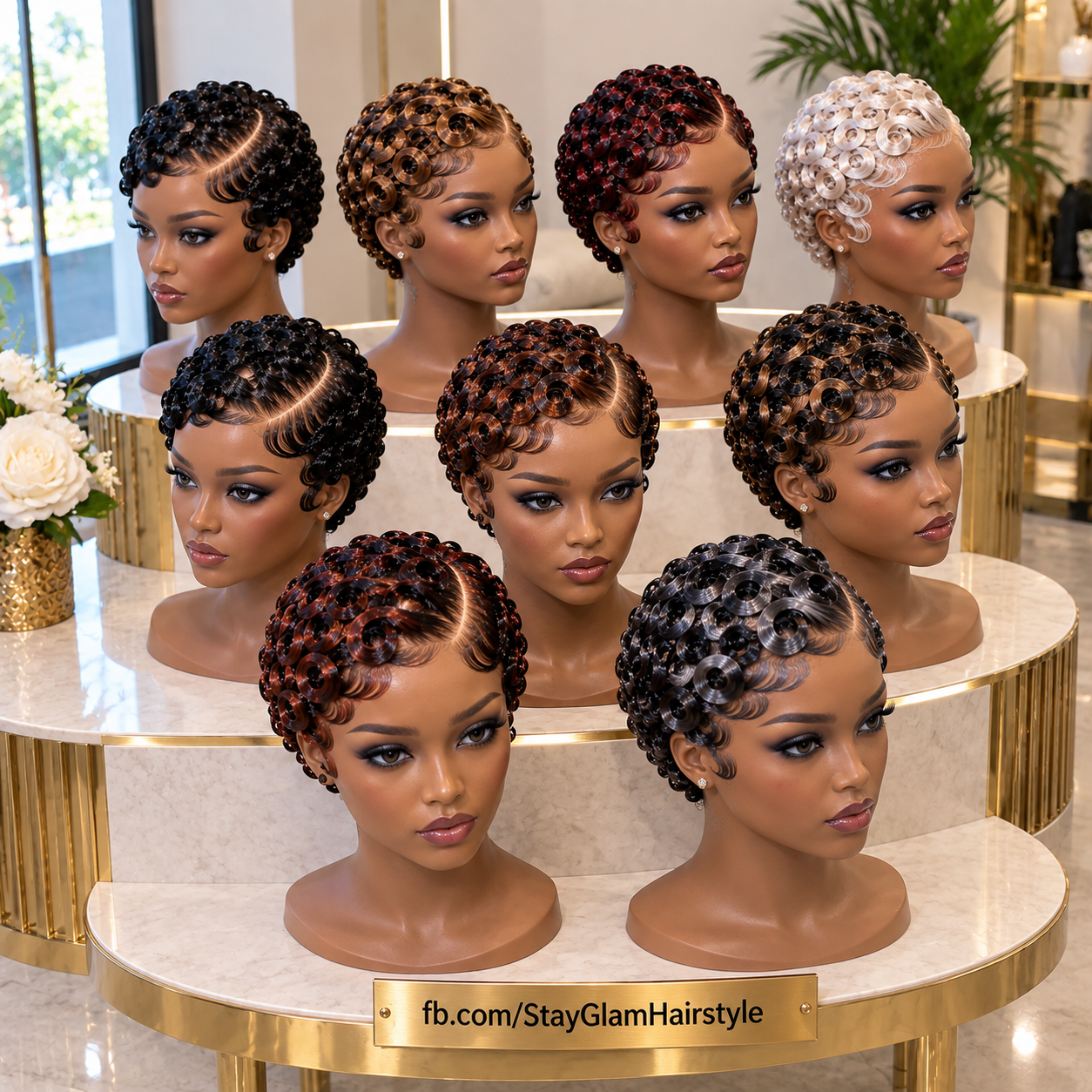 Ring Curl Pixie Wig Collection With Sculpted Side Parting And Rich Color Choices #stay Ring Curl Pixie Wig Collection With Sculpted Side Parting And Rich Color Choices #stay