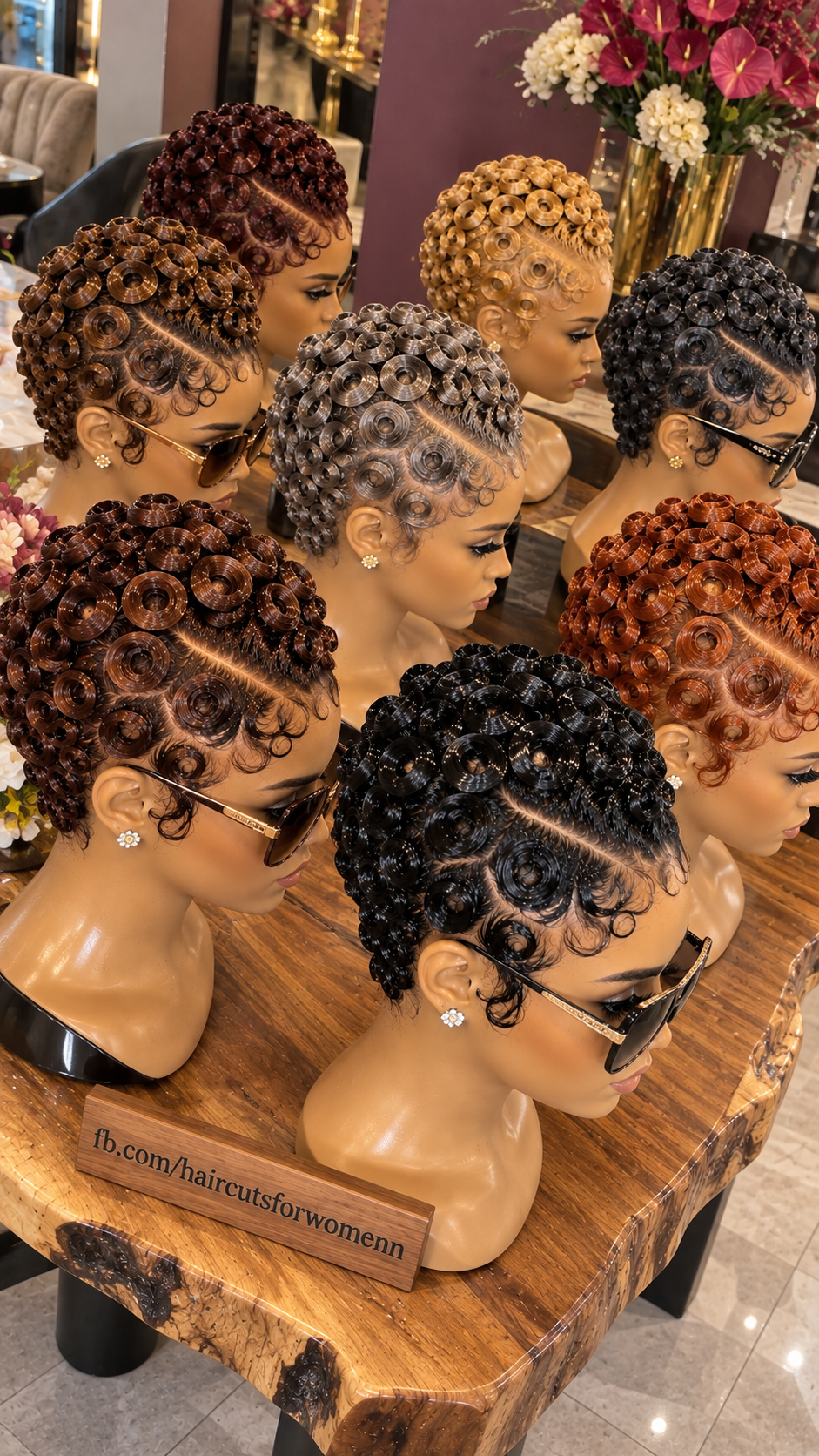 Espresso Brown Ringlet Pixie Wig With Sweeping Temple Curls #haircutsforwomenn Espresso Brown Ringlet Pixie Wig With Sweeping Temple Curls #haircutsforwomenn