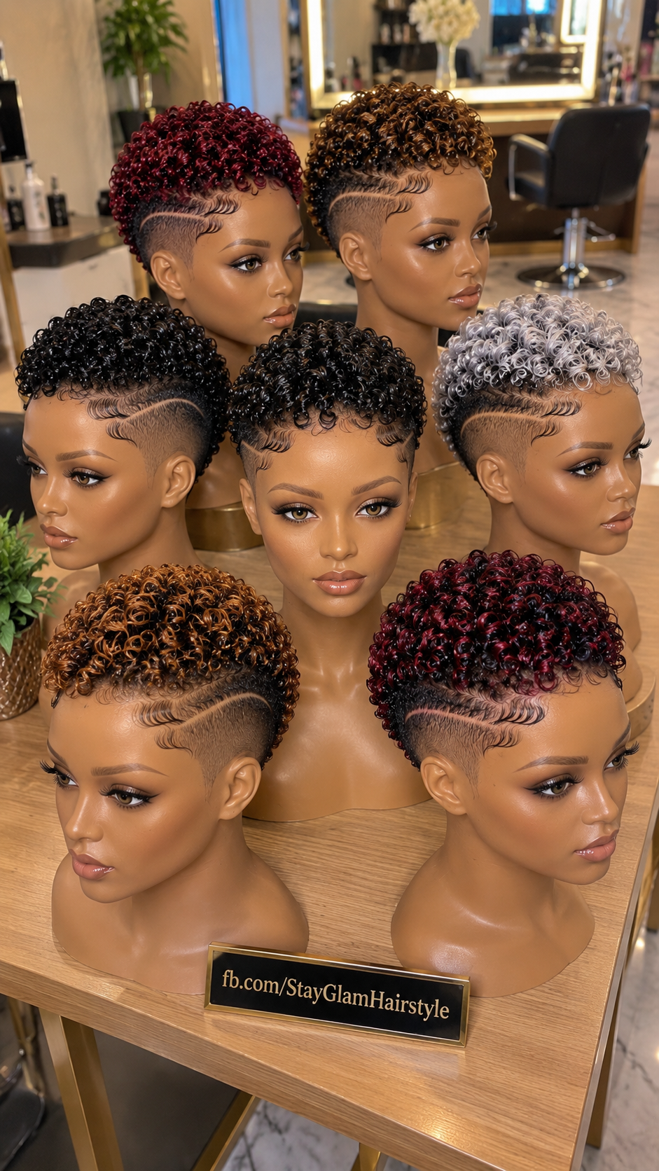 Glossy Ring Curl Pixie Wig Collection With Sweeping Side Lines And Rich Salon Colors #stay Glossy Ring Curl Pixie Wig Collection With Sweeping Side Lines And Rich Salon Colors #stay