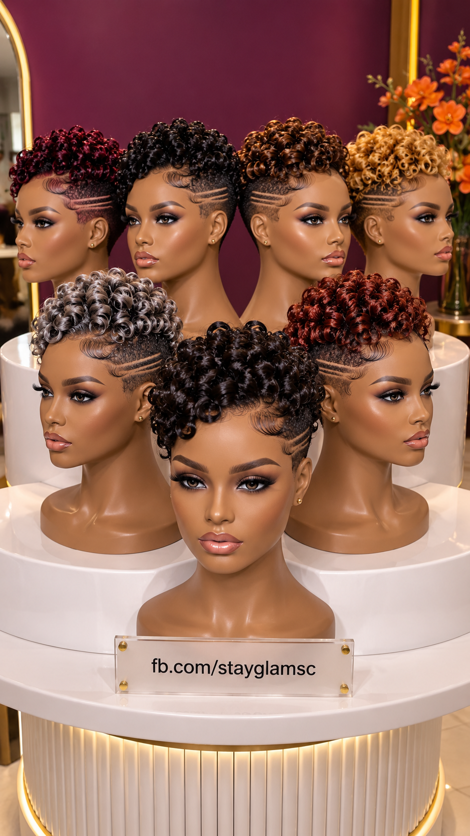 Salon-Ready Curly Pixie Wig Collection: Sculpted Sides, Rich Colors and Custom Order Tips #hwb