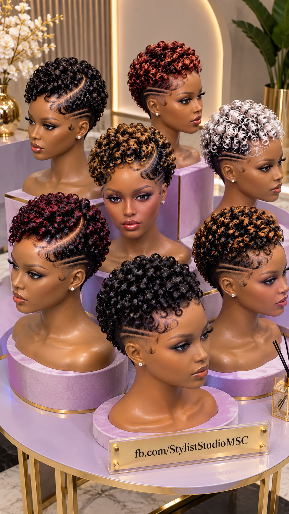 Curated Pin Curl Pixie Wig Collection With Sculpted Side Lines #ss Curated Pin Curl Pixie Wig Collection With Sculpted Side Lines #ss