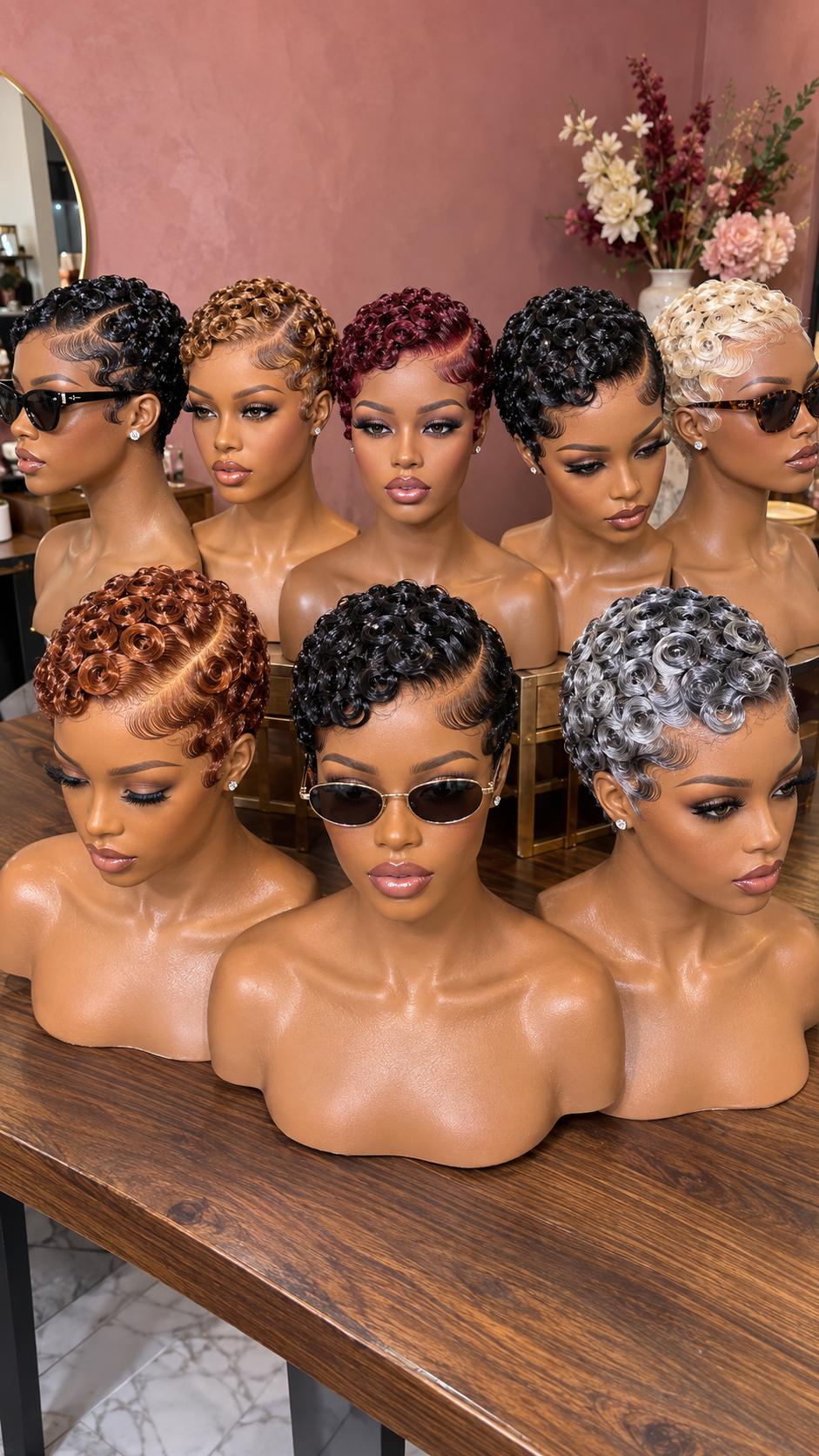 8 Curly Pixie Wig Colors With Sculpted Side Parts #hairstylesforwomeng 8 Curly Pixie Wig Colors With Sculpted Side Parts #hairstylesforwomeng