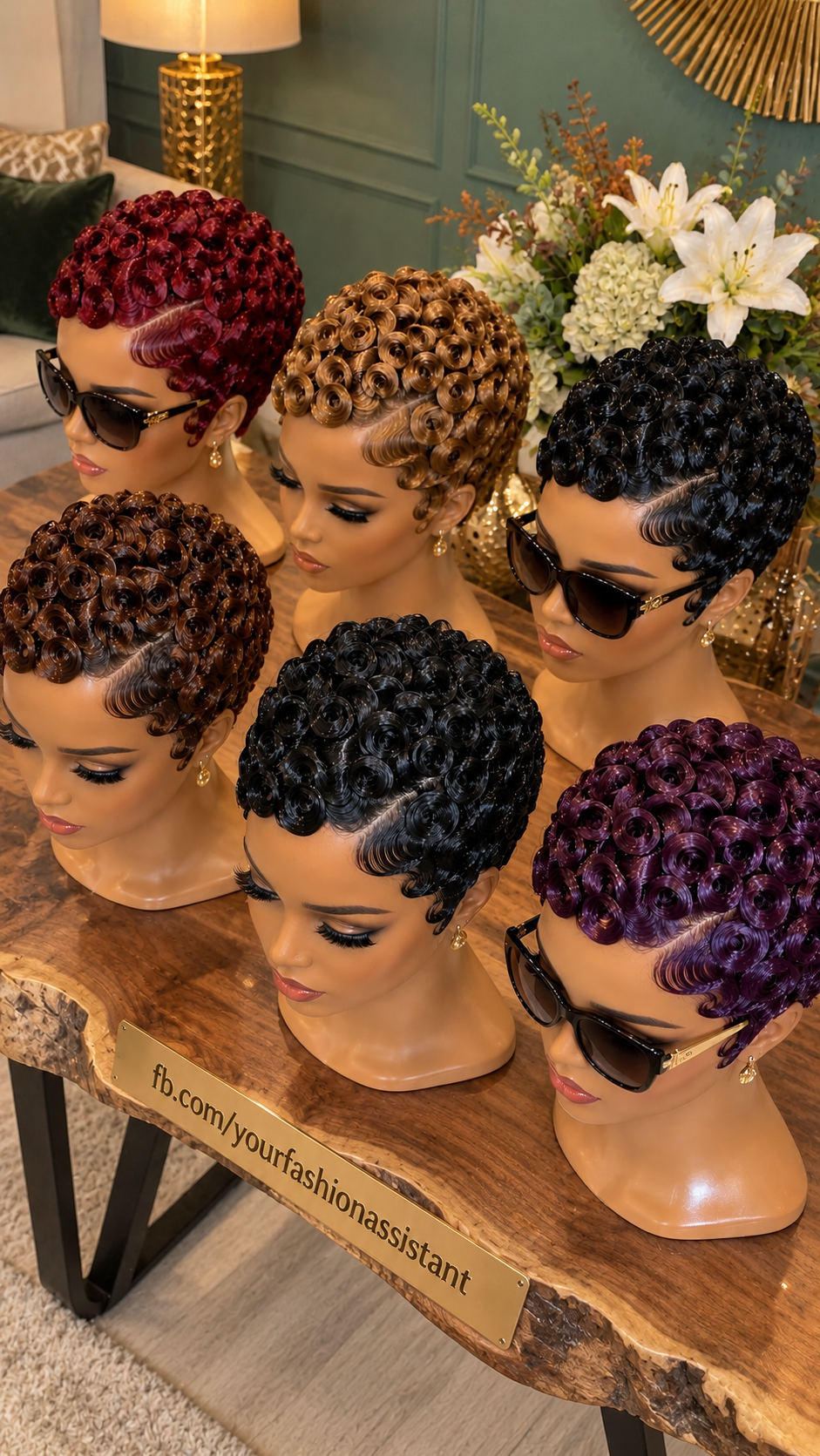 Rich Color Ring Curl Pixie Wigs With Swept Temple Waves #yf Rich Color Ring Curl Pixie Wigs With Swept Temple Waves #yf