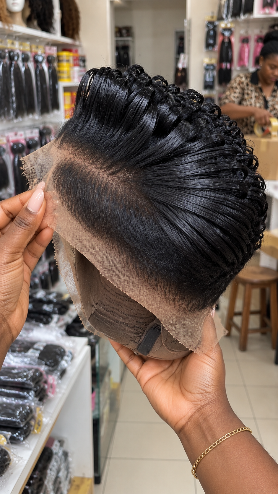 Jet Black Sculpted Loop Pixie Wig With Swept Crown And Close Tapered Sides #brh Jet Black Sculpted Loop Pixie Wig With Swept Crown And Close Tapered Sides #brh
