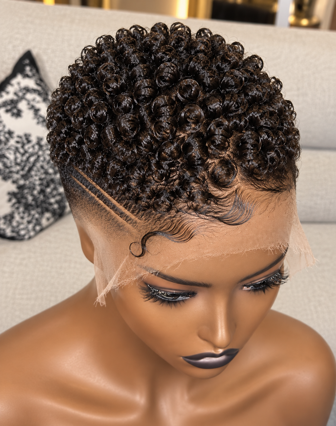 Where To Buy This Espresso Black Finger Coil Pixie Wig With Double Side Lines #bry Where To Buy This Espresso Black Finger Coil Pixie Wig With Double Side Lines #bry