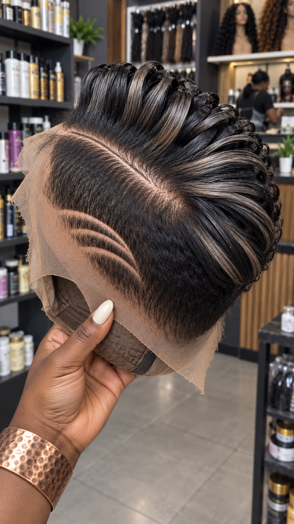 How To Get This Black and Ash Blonde Loop Pixie Wig With Double Side Lines #eftr How To Get This Black and Ash Blonde Loop Pixie Wig With Double Side Lines #eftr