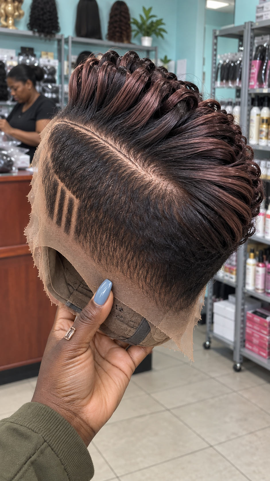 How To Order This Black and Mocha Brown Swept Pixie Wig With Side Line Details #yfr How To Order This Black and Mocha Brown Swept Pixie Wig With Side Line Details #yfr