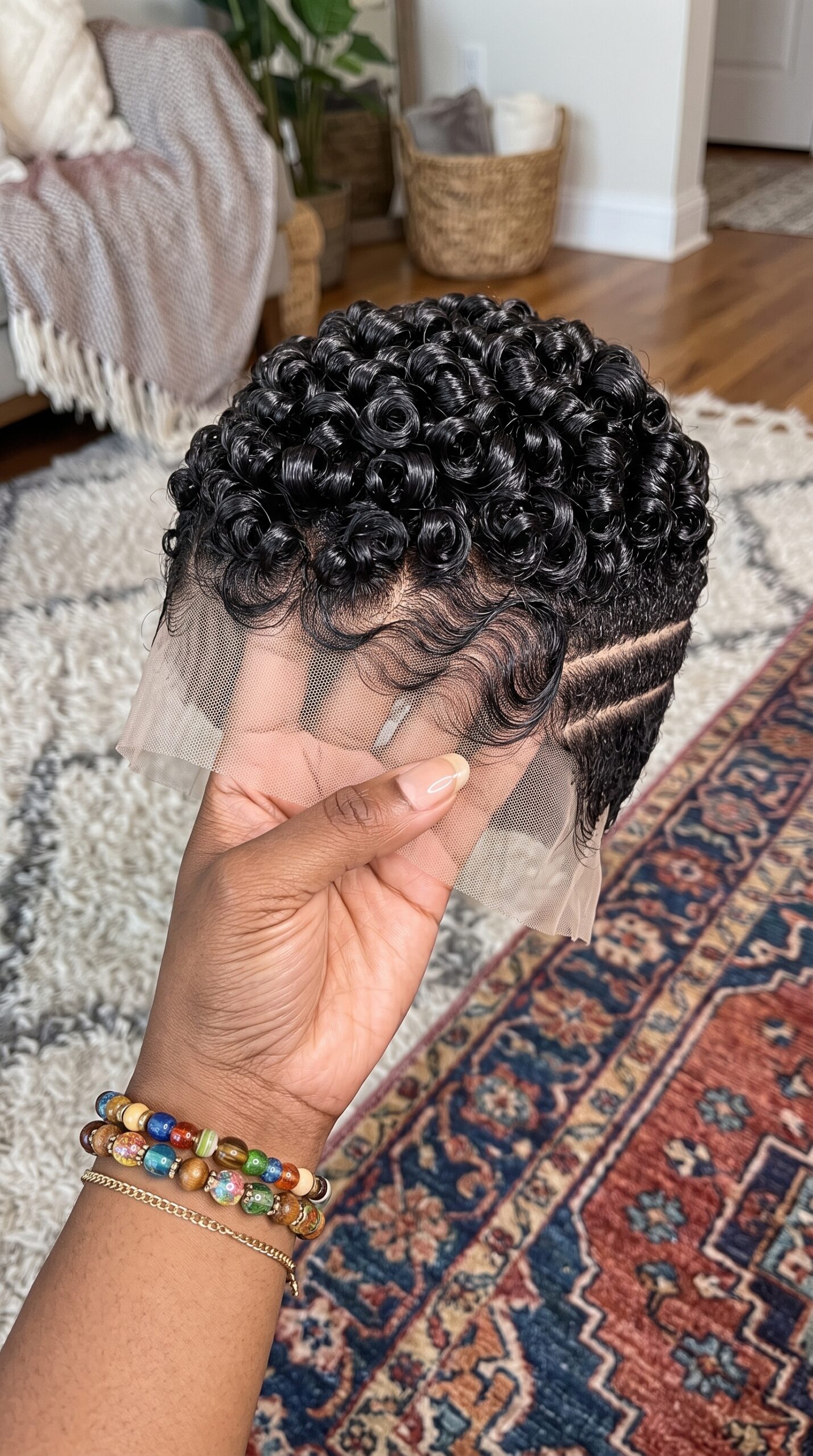 Never Buy A Black Loop Curl Pixie Wig Without Checking The Curl-To-Fade Transition #haircutsforwomenn