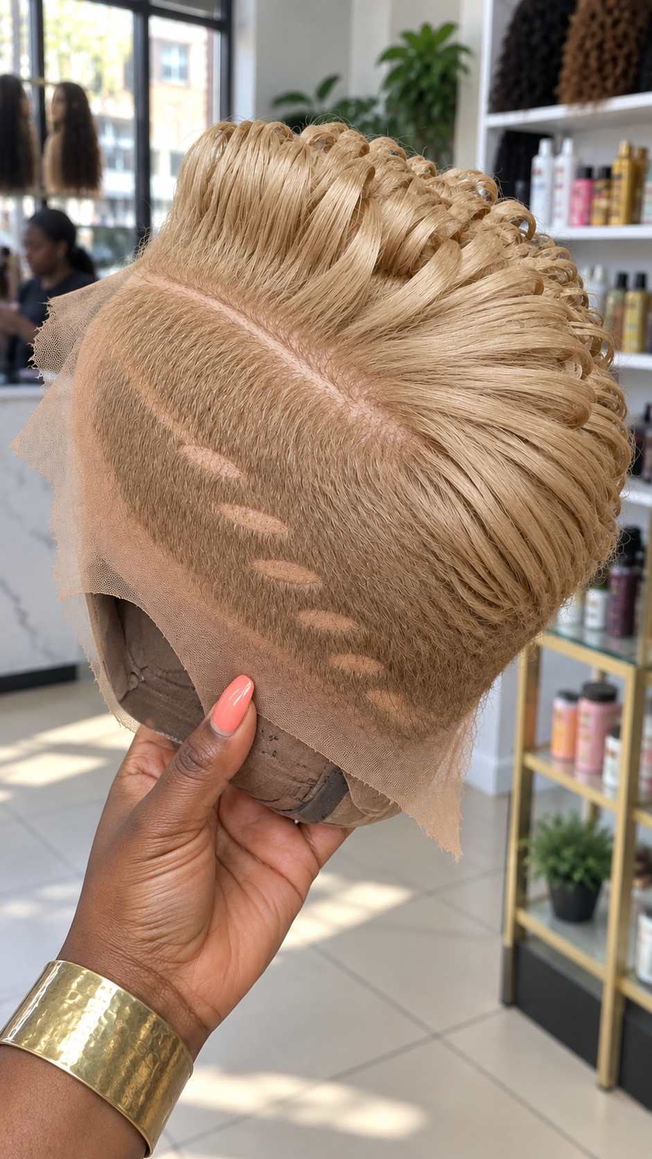 Golden Honey Blonde Pixie With Swept Crown and Four Side Lines #stayh Golden Honey Blonde Pixie With Swept Crown and Four Side Lines #stayh