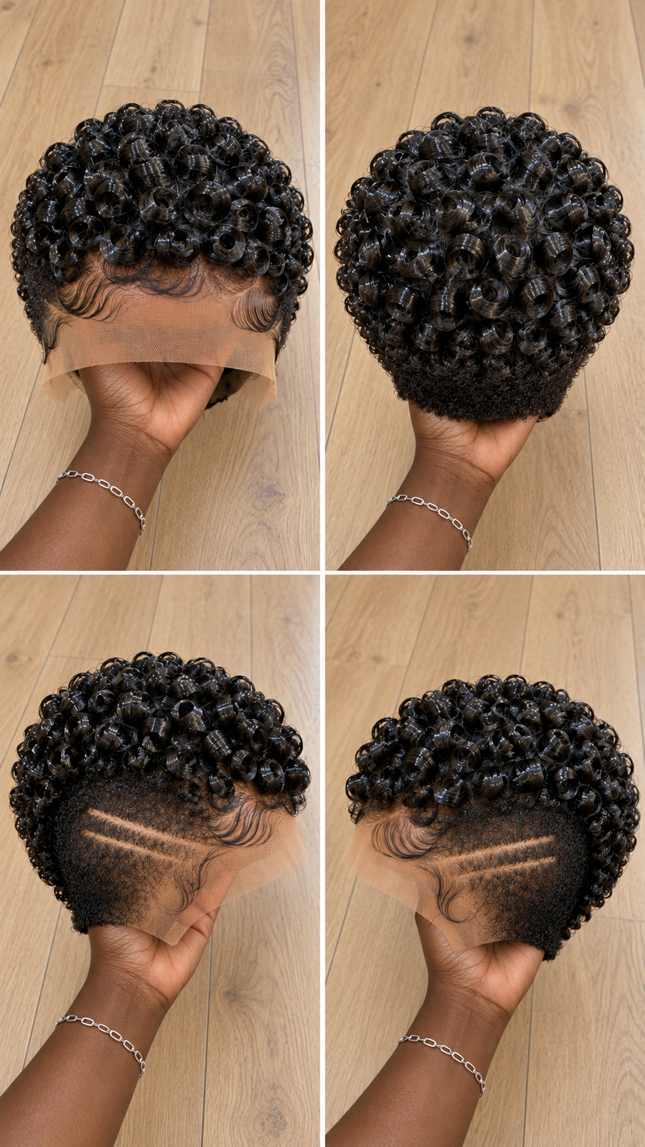 Four-Angle Black Spiral Ringlet Wig with Sculpted Baby Hair and Twin Temple Channels #BestHairstylesIdeasc Four-Angle Black Spiral Ringlet Wig with Sculpted Baby Hair and Twin Temple Channels #BestHairstylesIdeasc