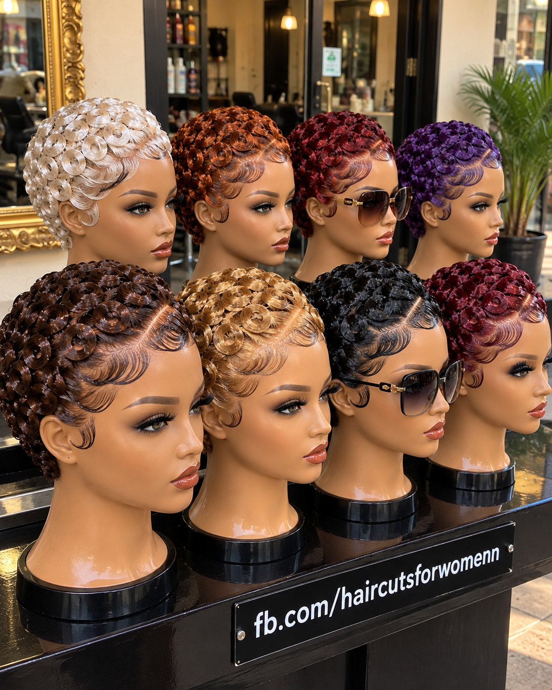 Beautiful Pixie Finger Curls in Eight Gorgeous Colors #haircutsforwomenn Beautiful Pixie Finger Curls in Eight Gorgeous Colors #haircutsforwomenn