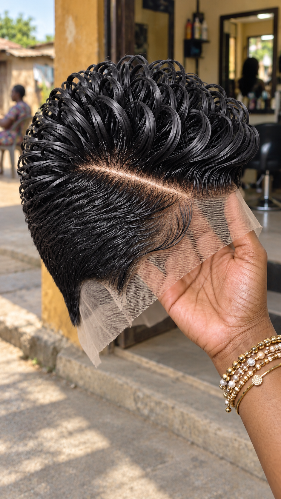 Glossy Black Loop Curls with a Sweeping Side Part #HaircutStyleIdeas Glossy Black Loop Curls with a Sweeping Side Part #HaircutStyleIdeas