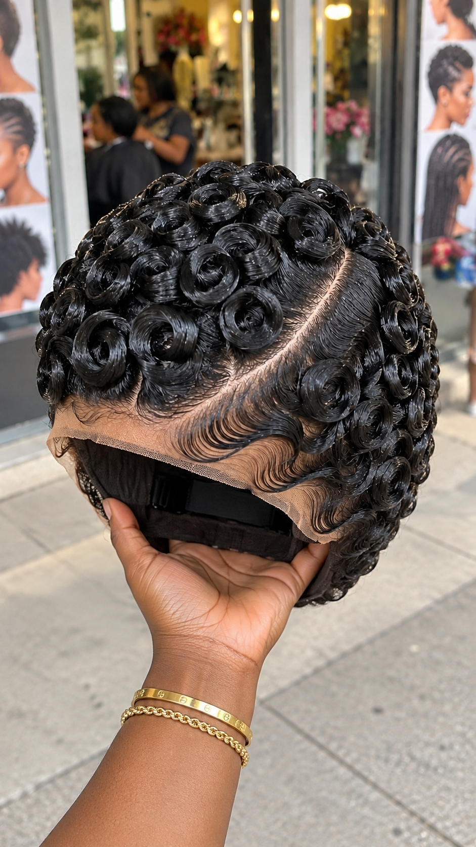 Black Spiral Curls with Beautiful Finger Waves #fah Black Spiral Curls with Beautiful Finger Waves #fah