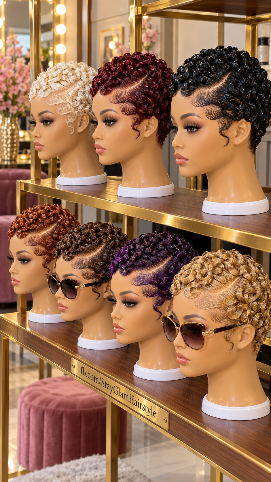 Luxury Finger Curl Pixies in Seven Gorgeous Colors #stay Luxury Finger Curl Pixies in Seven Gorgeous Colors #stay