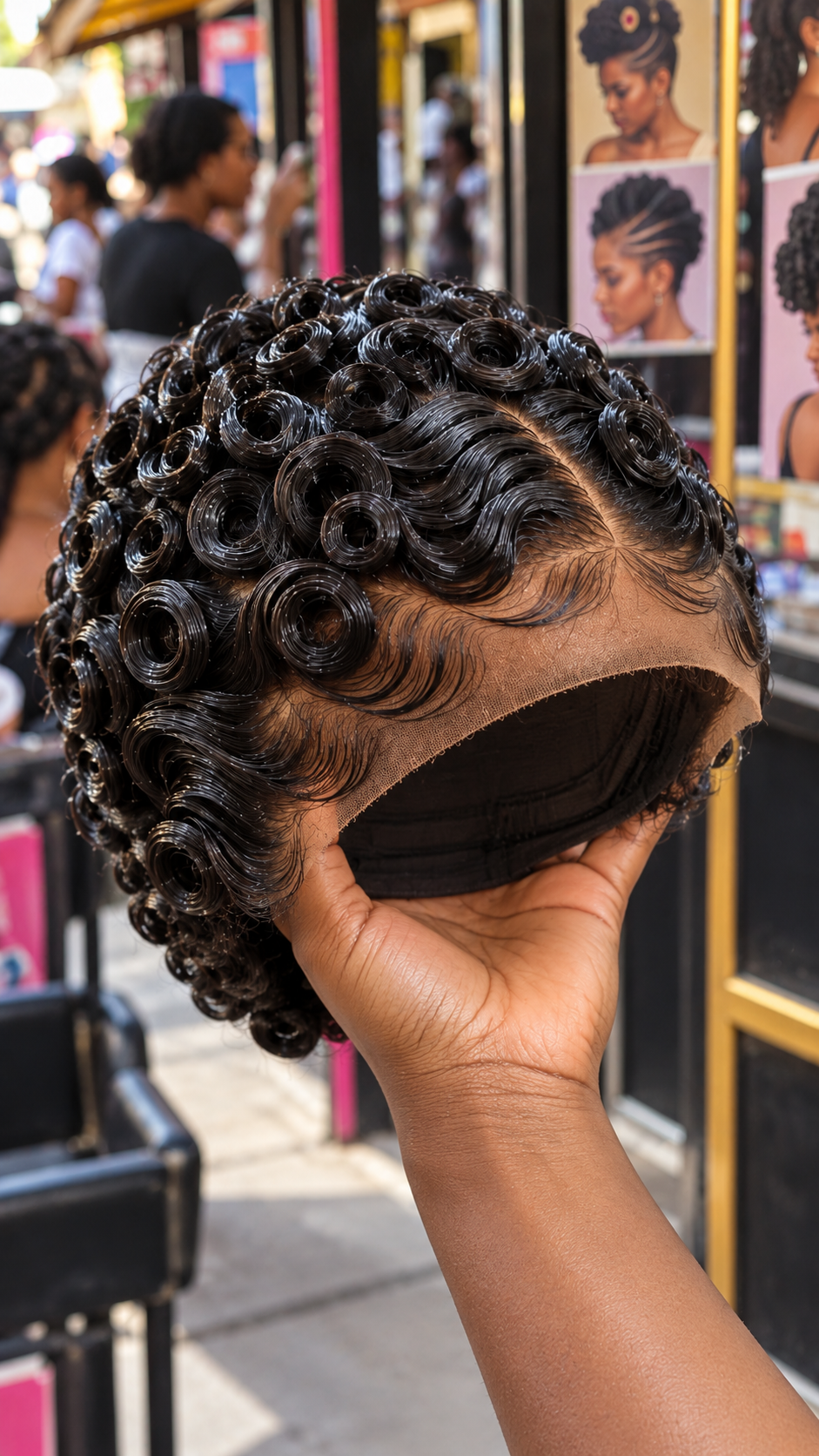 Black Pixie Curls with Gorgeous Finger Waves #ssh Black Pixie Curls with Gorgeous Finger Waves #ssh