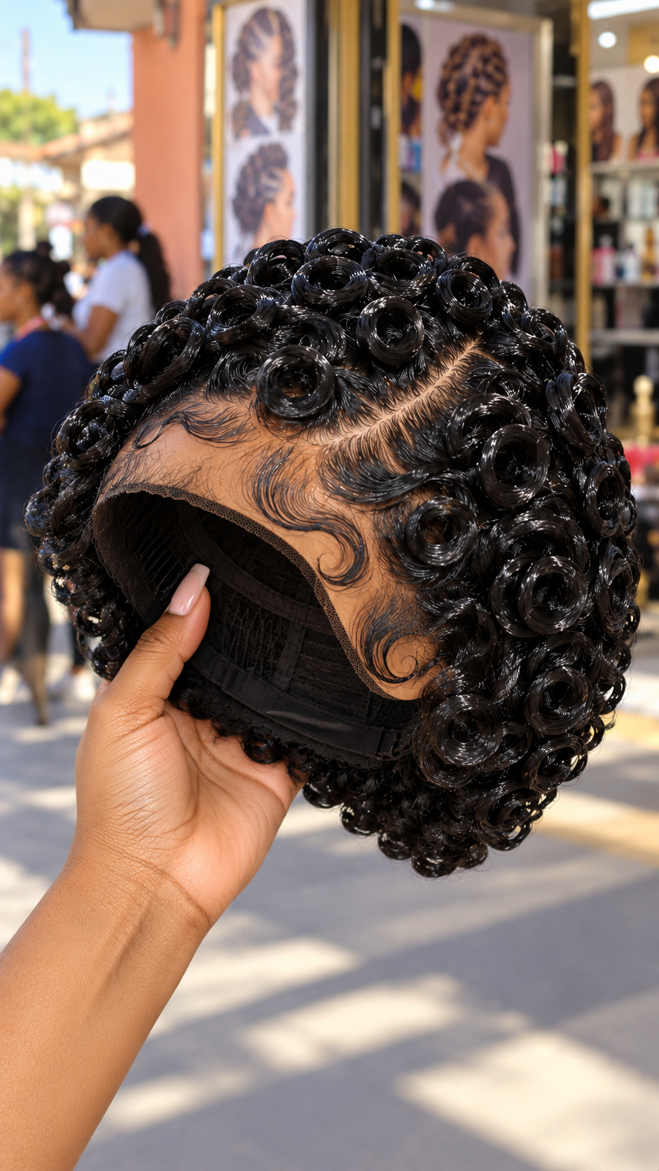 Jet Black Rose Curls with a Sweeping Side Part #brh Jet Black Rose Curls with a Sweeping Side Part #brh