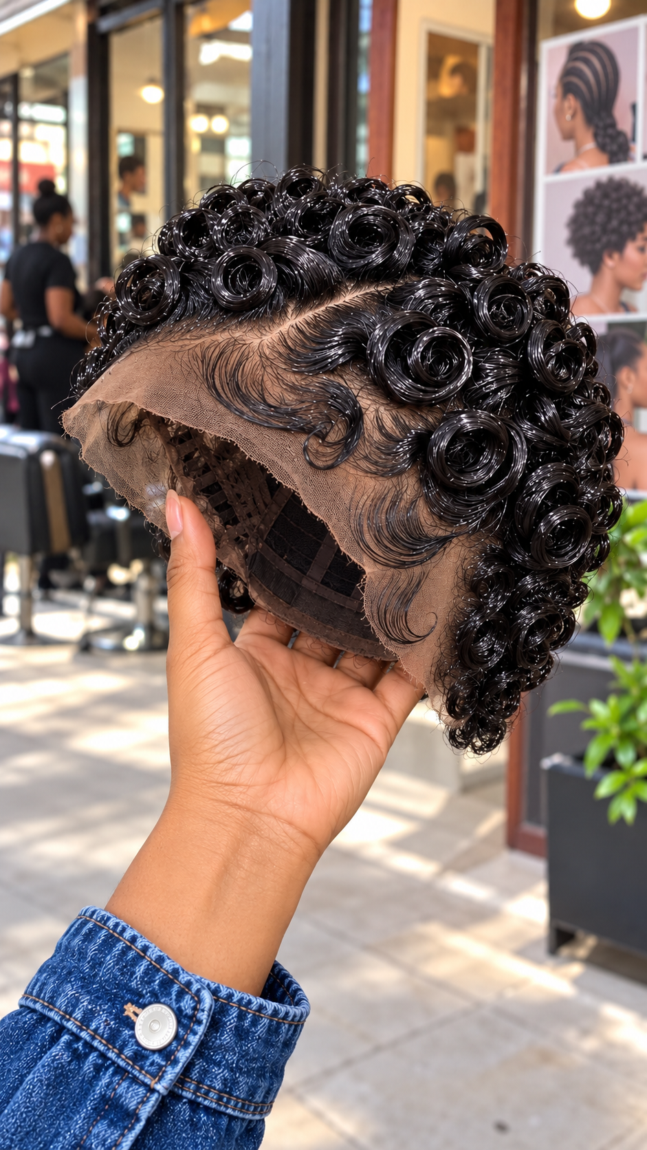 Rosette Curl Pixie With Side Waves #afth Rosette Curl Pixie With Side Waves #afth