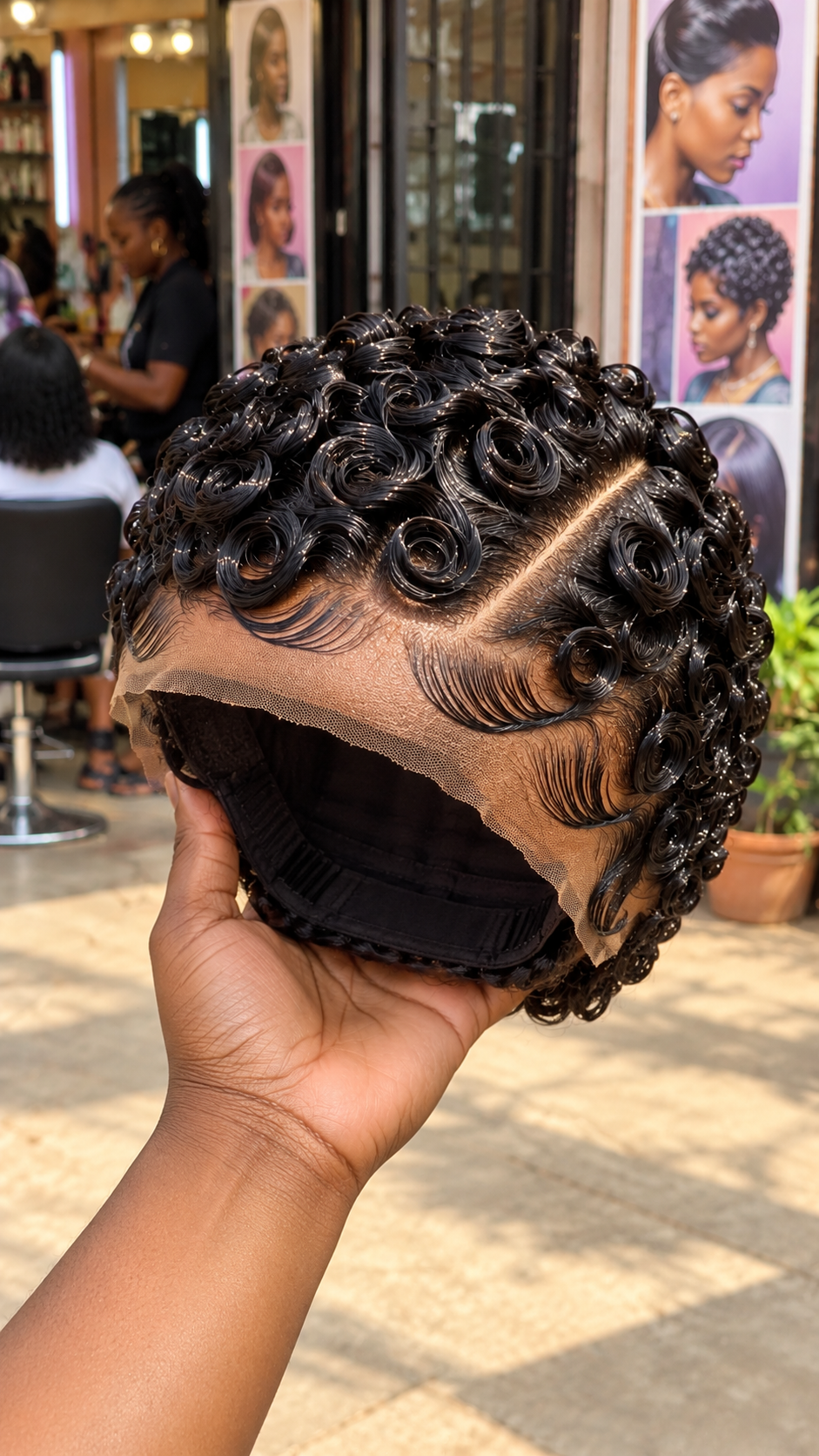 Glossy Black Pin Curls with Beautiful Side Waves #brh Glossy Black Pin Curls with Beautiful Side Waves #brh