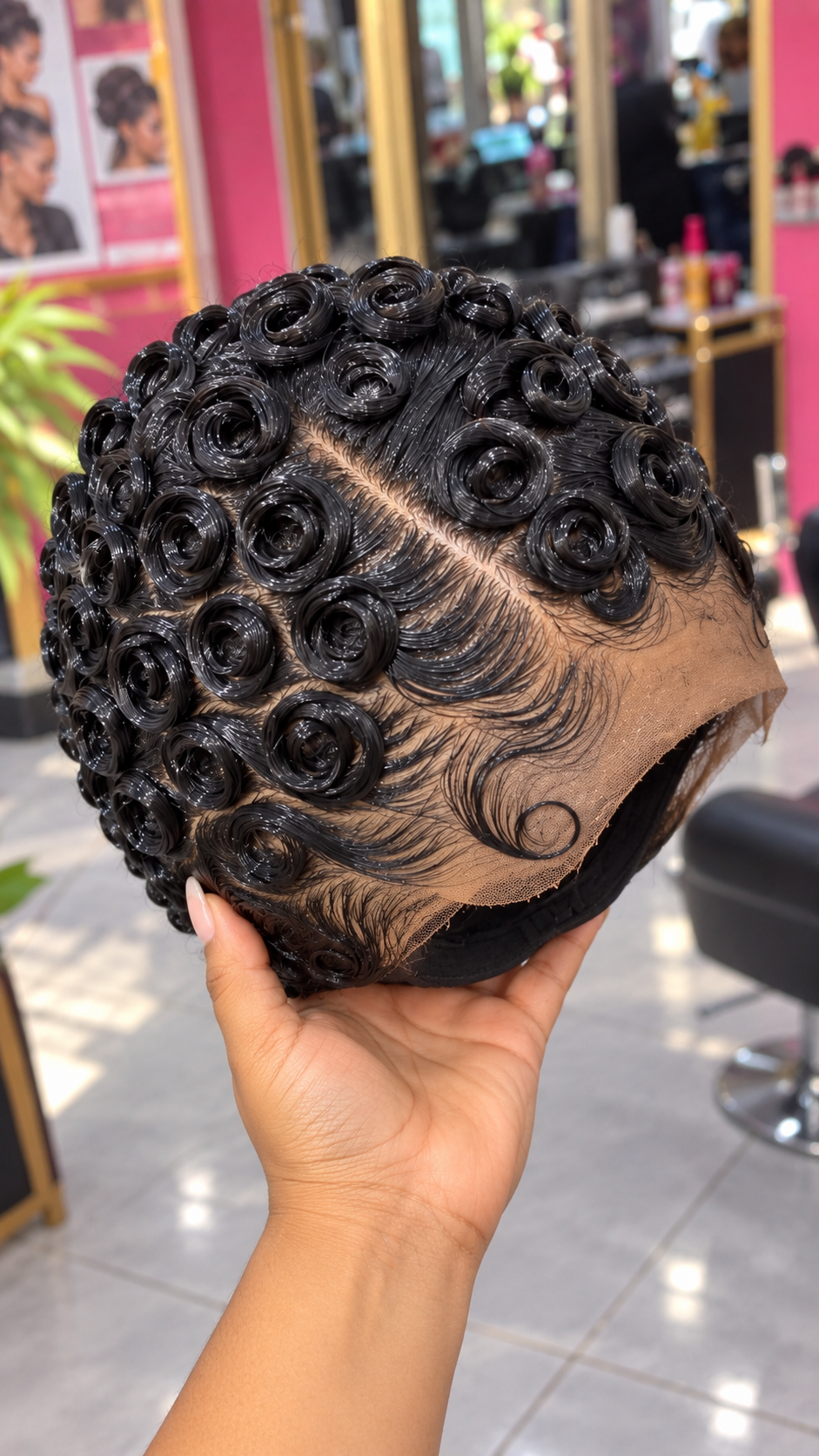 Sculpted Pin Curls With a Deep Part #afth Sculpted Pin Curls With a Deep Part #afth