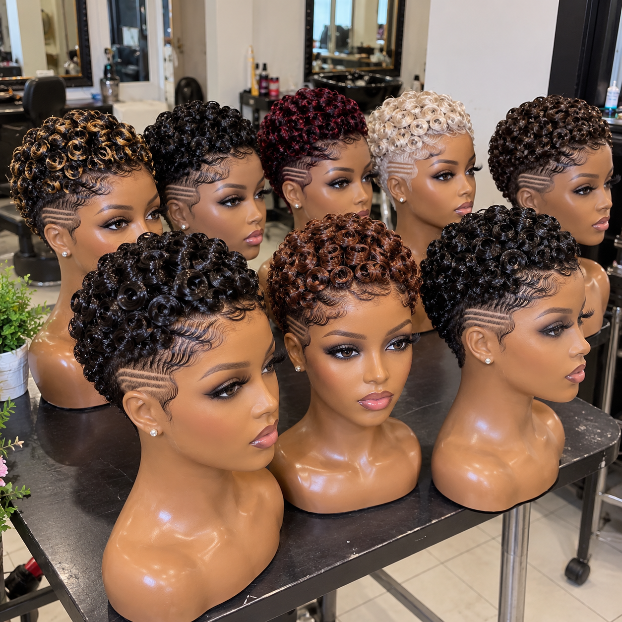 How Multi-Line Side Designs Give Compact Ring-Curl Pixie Wigs a Stronger Signature #hairstylesforwomeng How Multi-Line Side Designs Give Compact Ring-Curl Pixie Wigs a Stronger Signature #hairstylesforwomeng