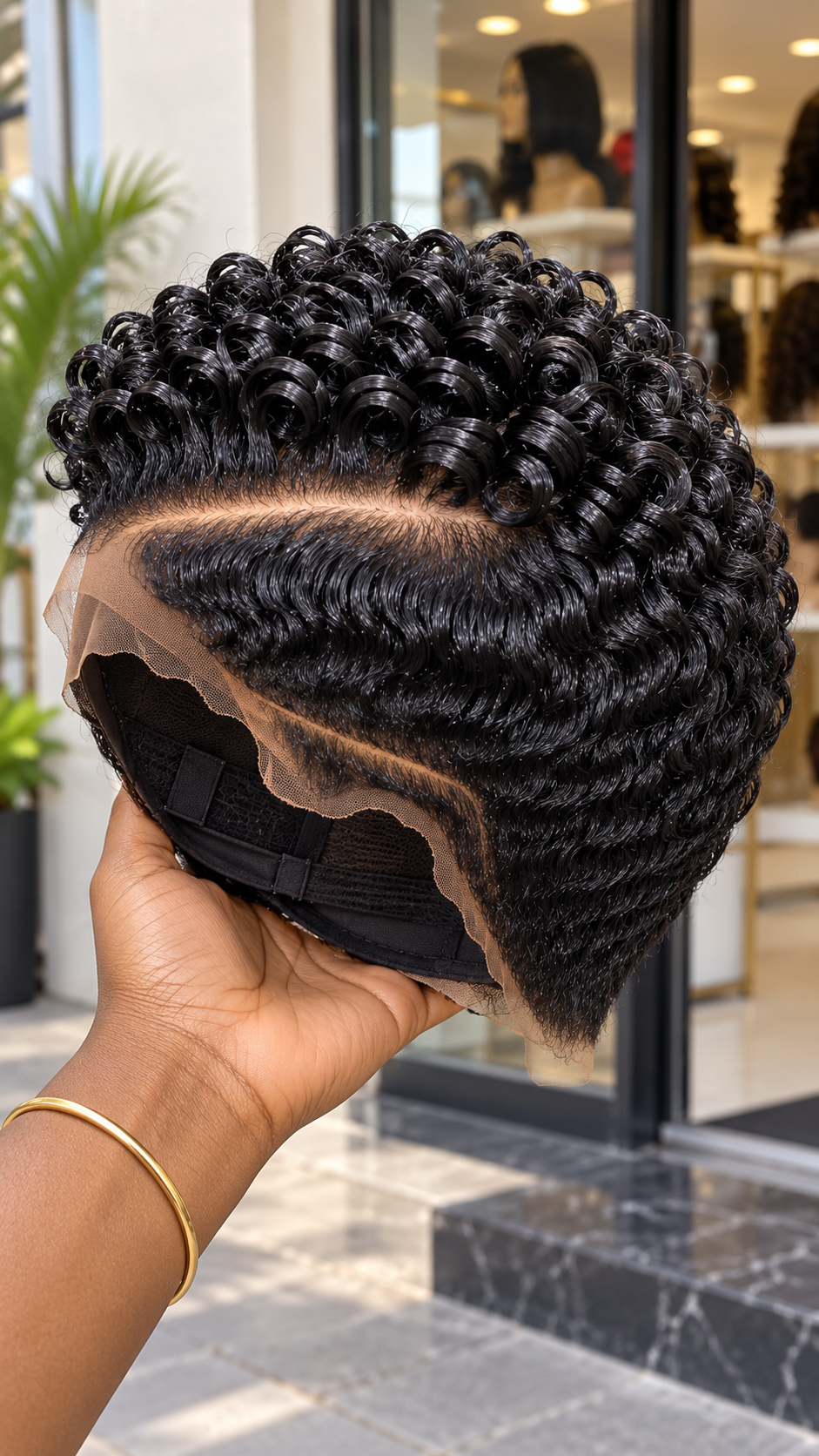 Black Ringlet Pixie with Swept Waves #stay Black Ringlet Pixie with Swept Waves #stay