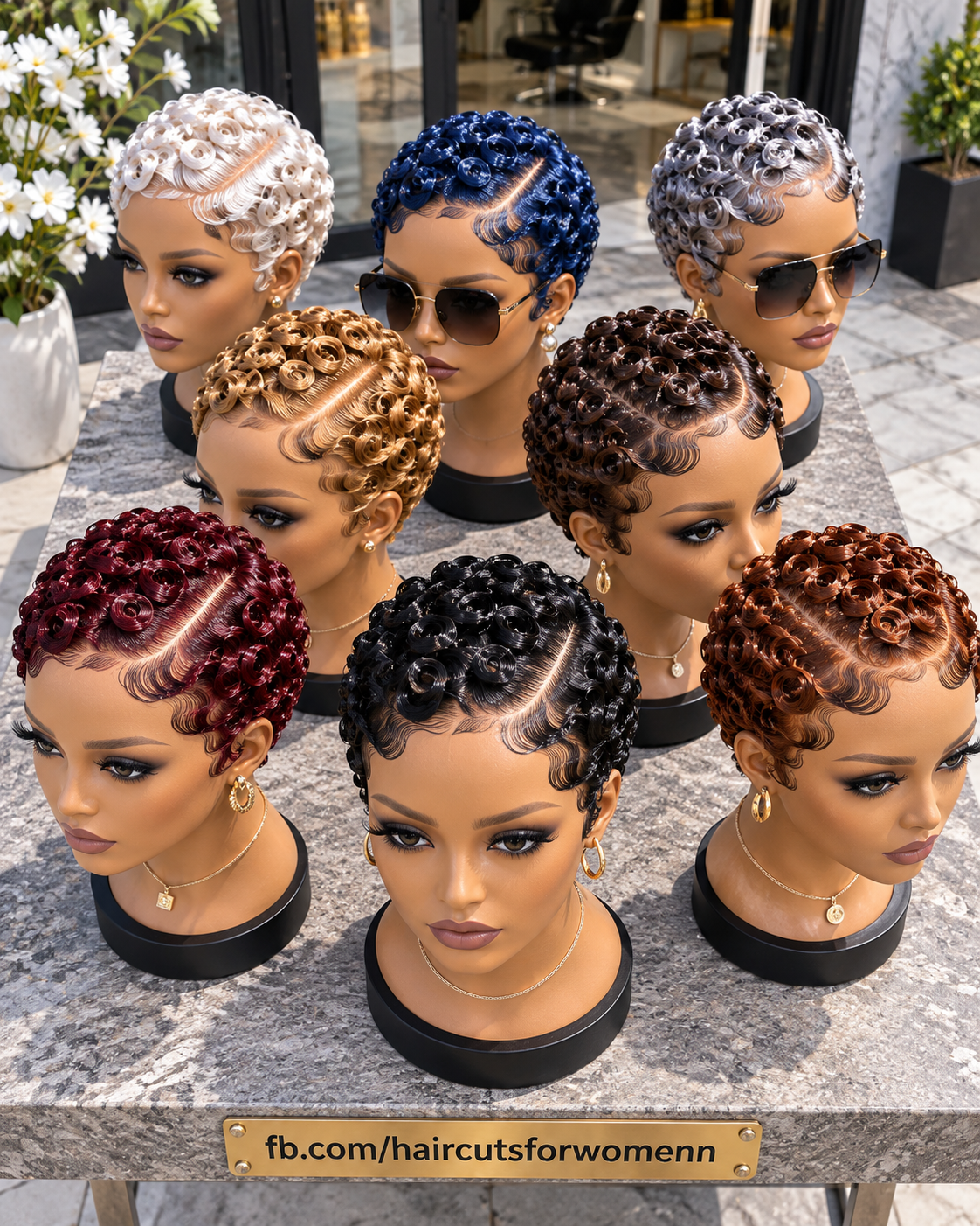 Beautiful Finger Curl Pixie Wigs in Eight Gorgeous Shades #haircutsforwomenn Beautiful Finger Curl Pixie Wigs in Eight Gorgeous Shades #haircutsforwomenn