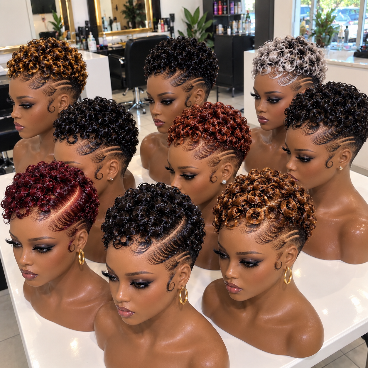 How to Choose Color Placement for Sculpted Pixie Wigs With Curved Temple Waves #hairstylesforwomeng How to Choose Color Placement for Sculpted Pixie Wigs With Curved Temple Waves #hairstylesforwomeng