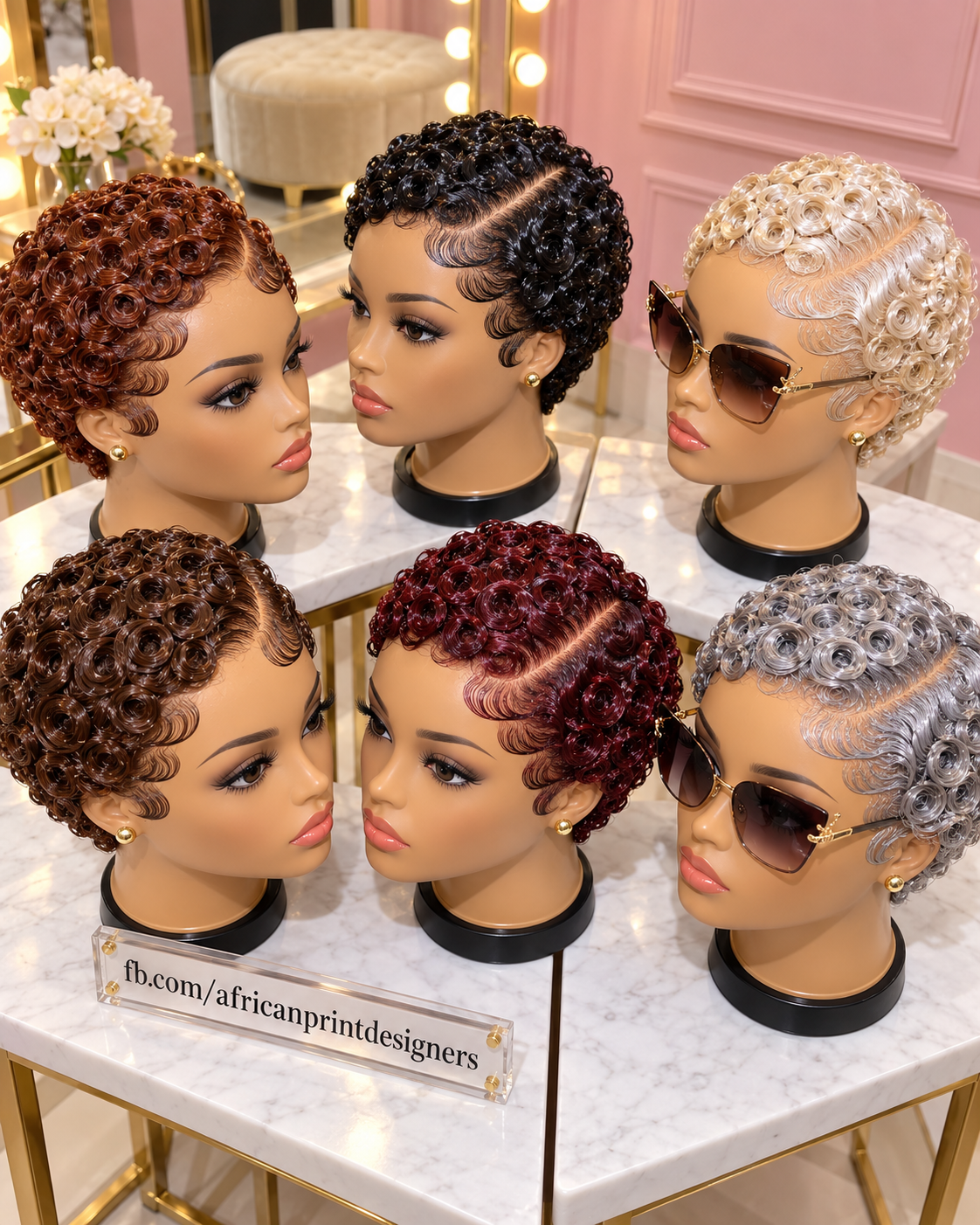 Six Stunning Pixie Wigs with Beautiful Spiral Curls #apd